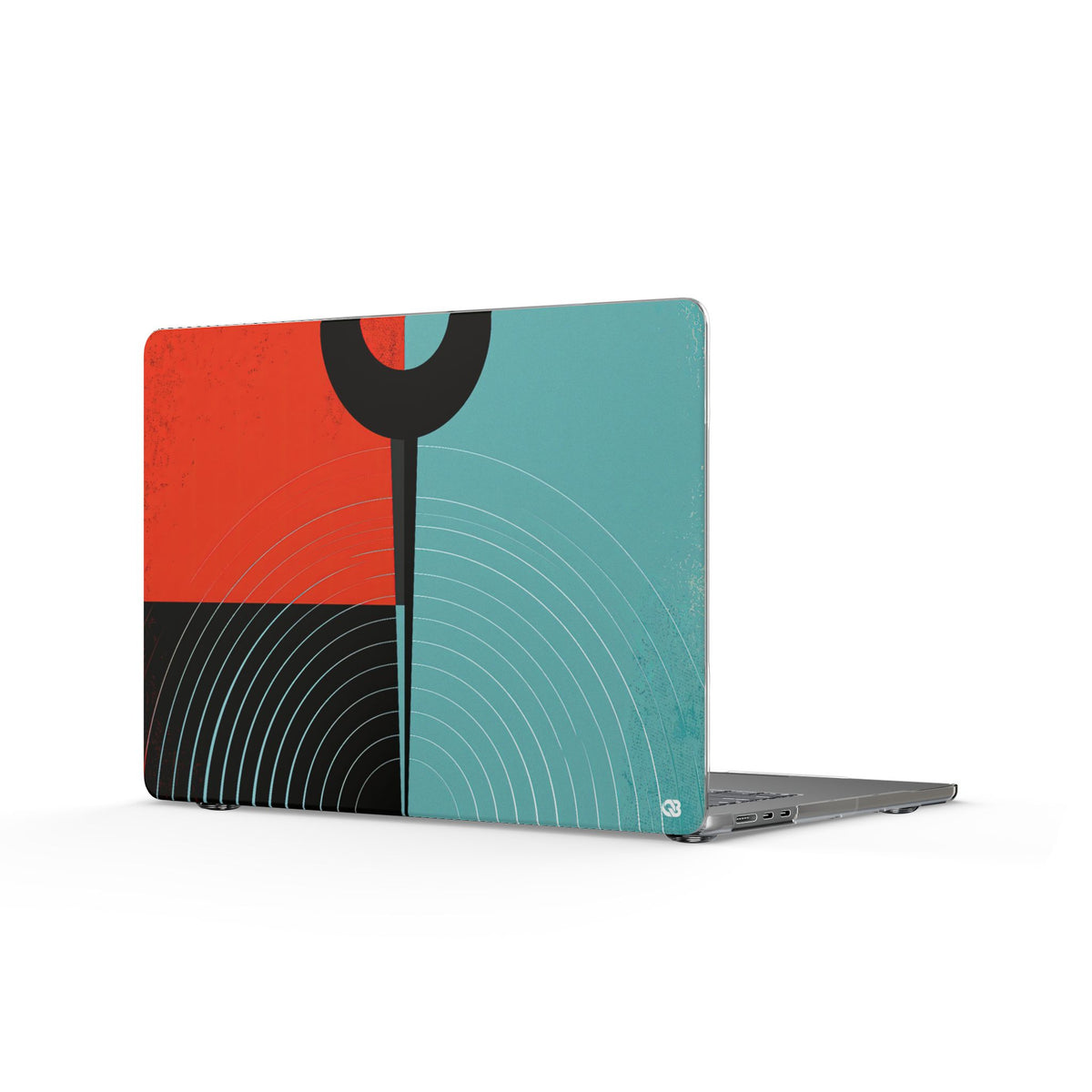 Harmonic Orbit · Clear Hard Case for MacBook · Teal