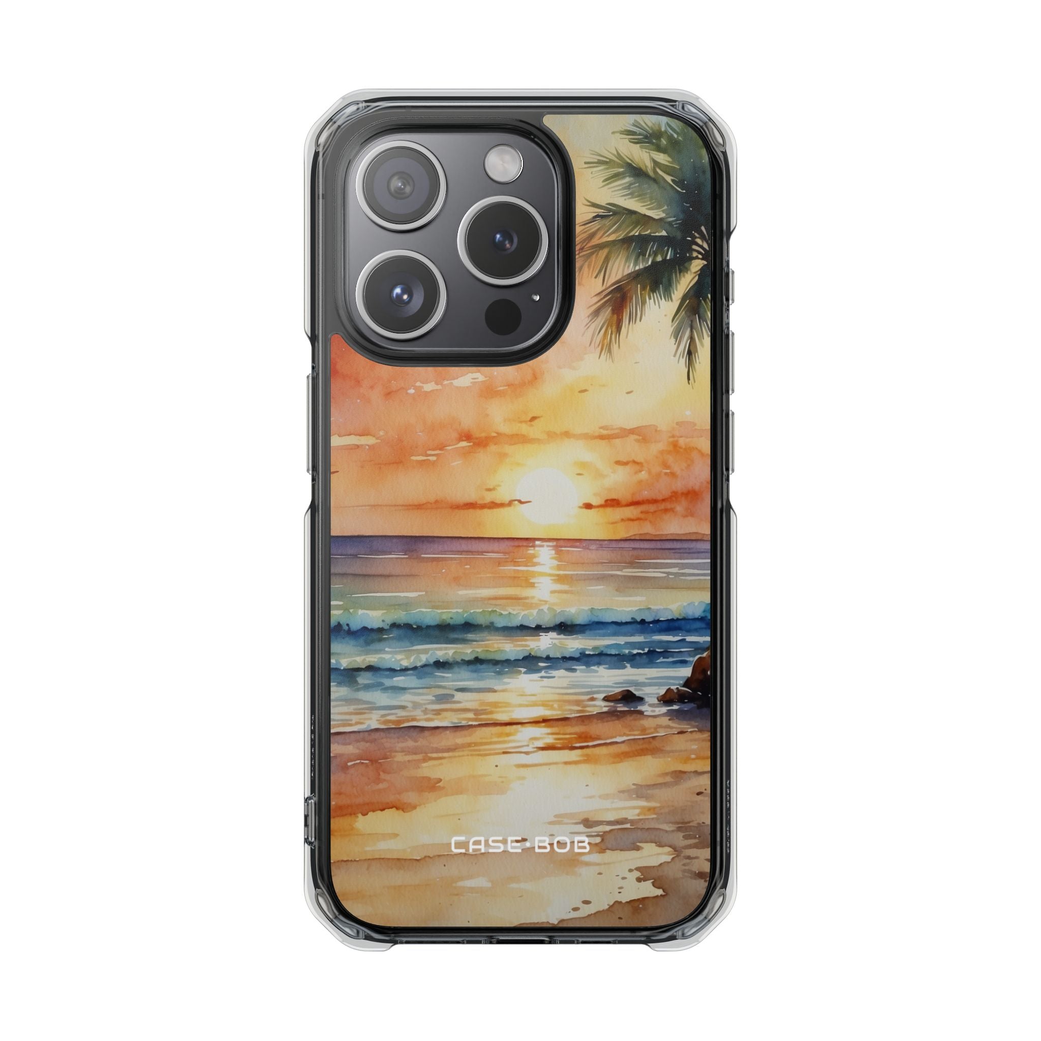 Sunset Palm iPhone 15 Pro Case - Impact