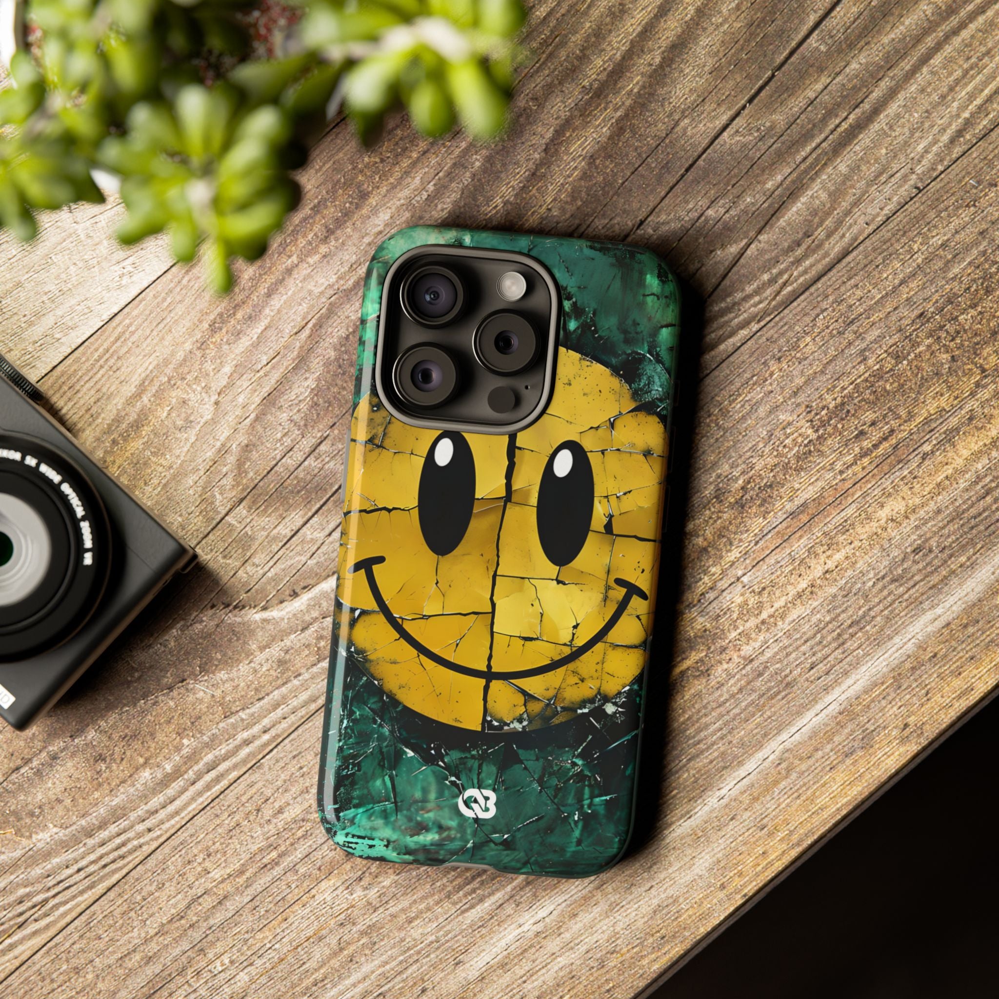 Fractured Yellow Grin · Tough Handyhülle für iPhone