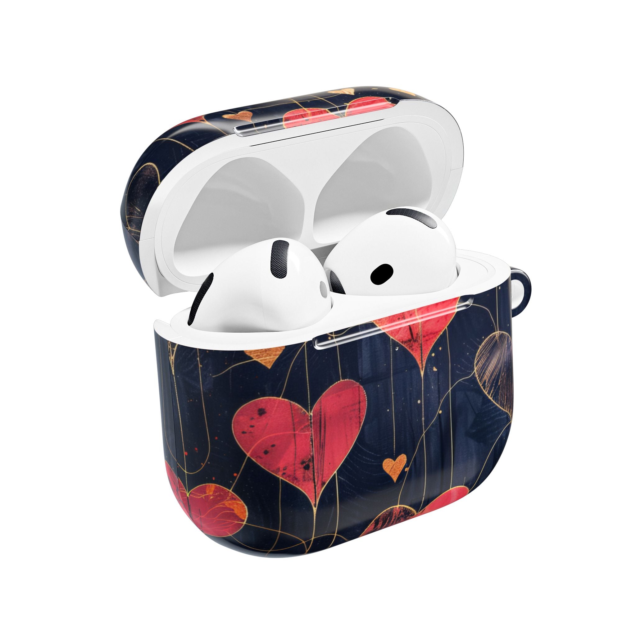 Textured Heart Grid - AirPods Case