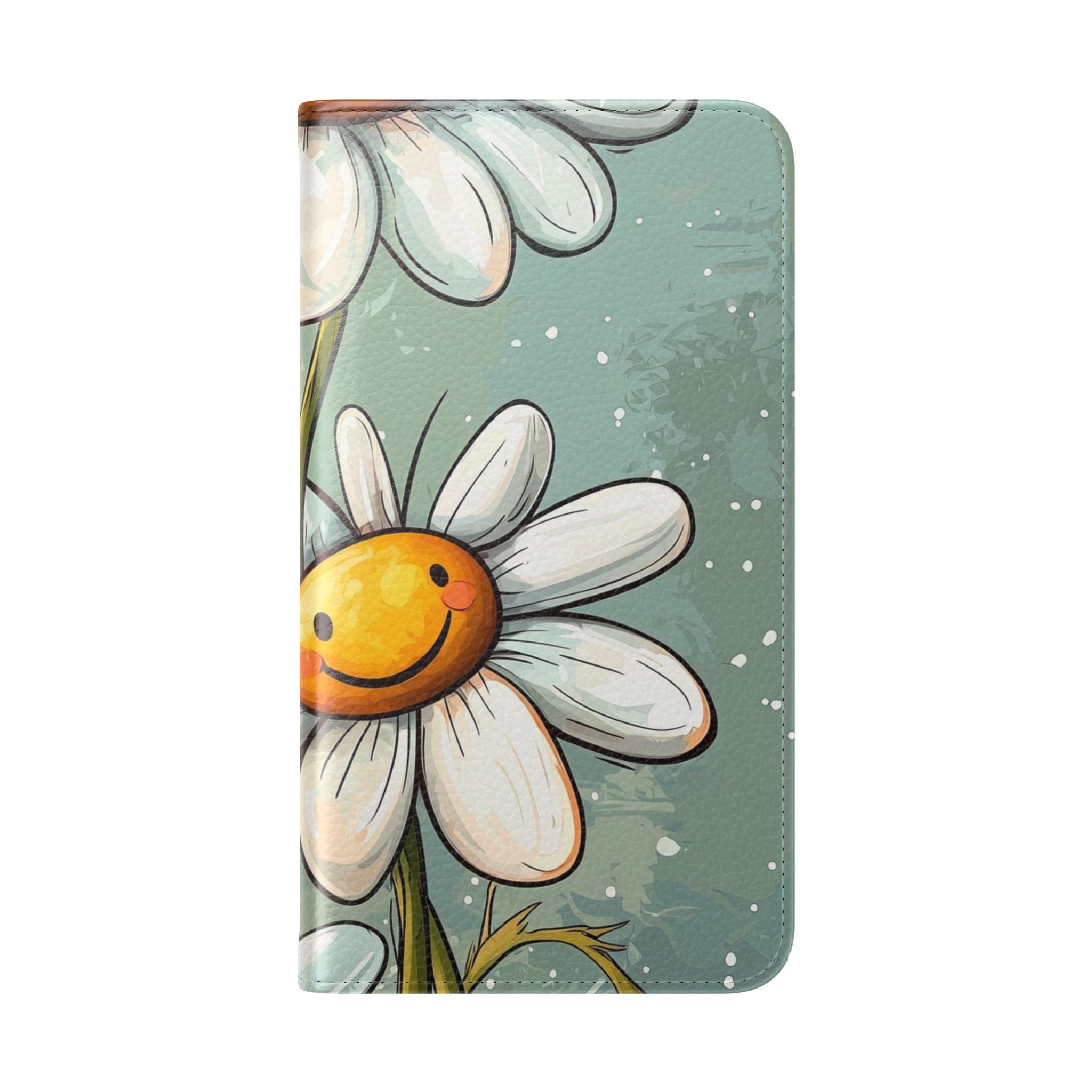 Smiling Daisies Burst - Samsung S23 Case - Wallet