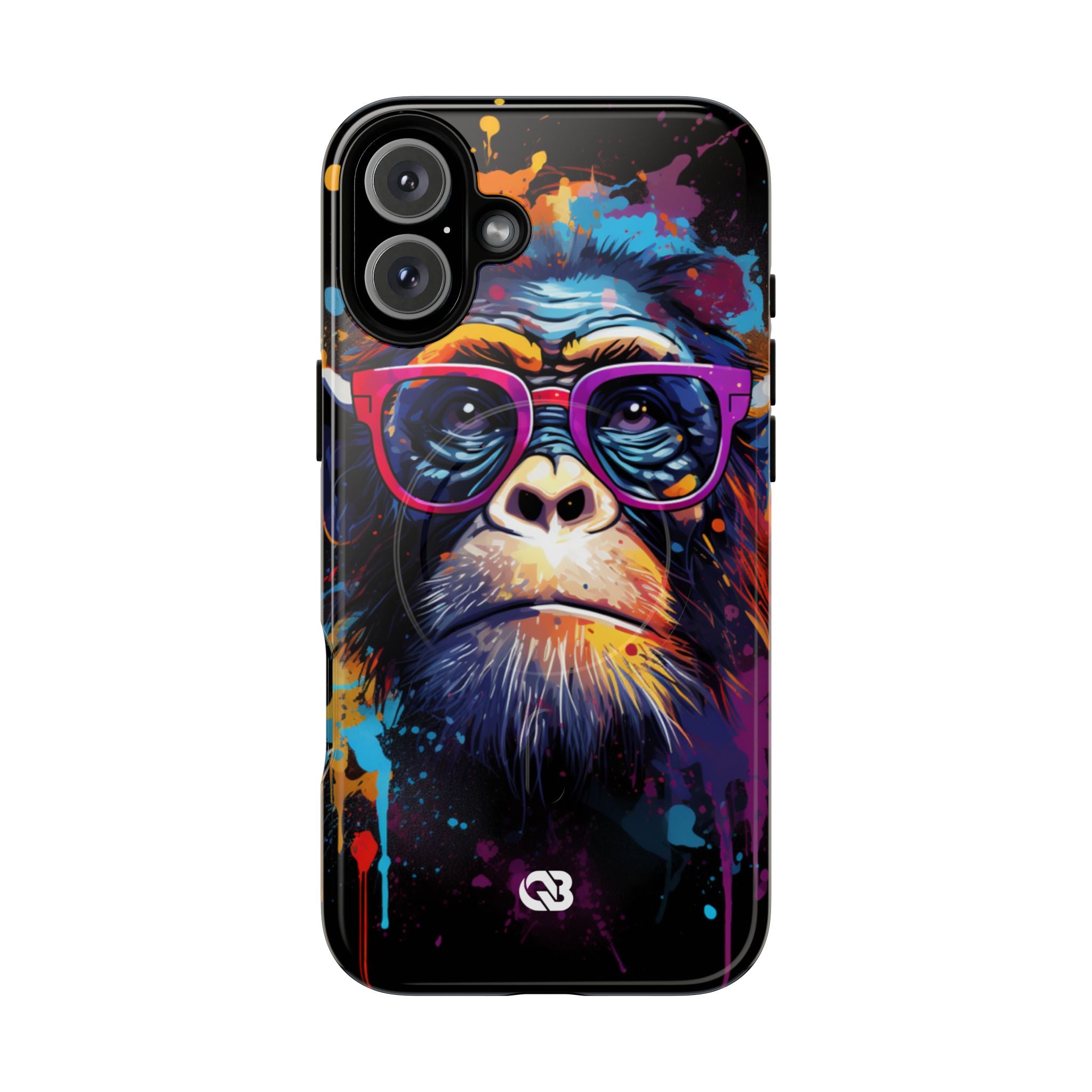 Neon Splatter Primate · Tough+ Magsafe