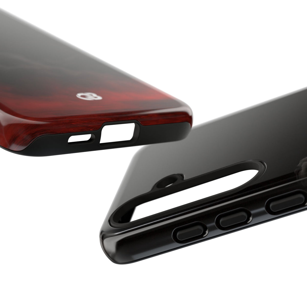 Crimson Fog Void · Tough Phone Case for Samsung · Black