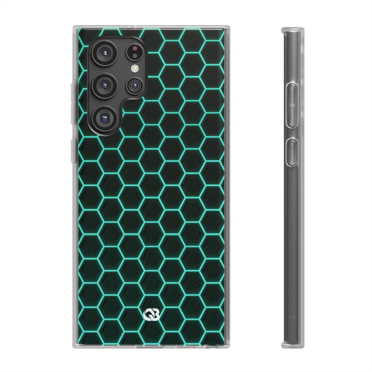 Neon Hex Spectrum · Lite Phone Case for Samsung · Teal