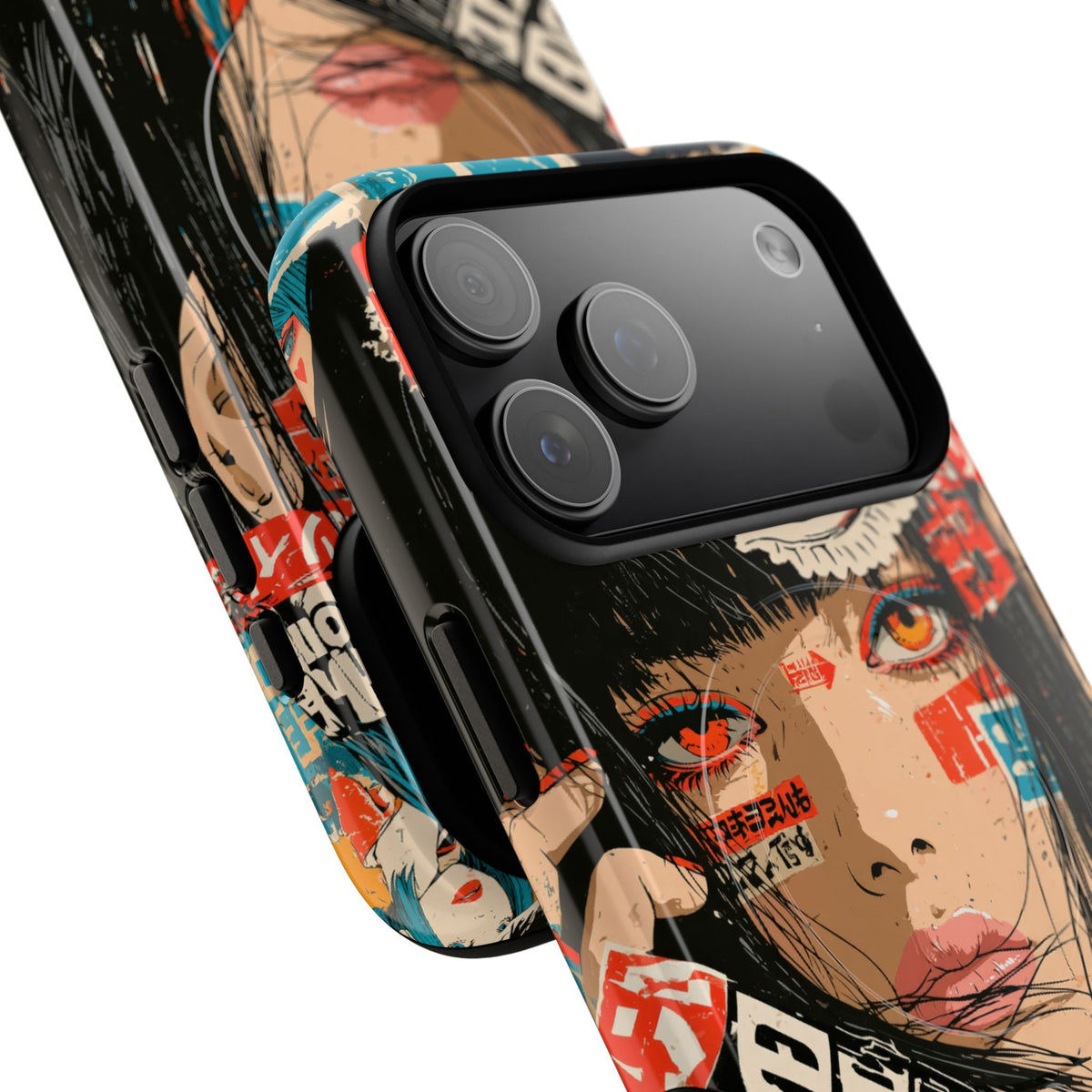 Shibuya Street Collage · Tough 2.0 Magnetic Phone Case for iPhone · Red