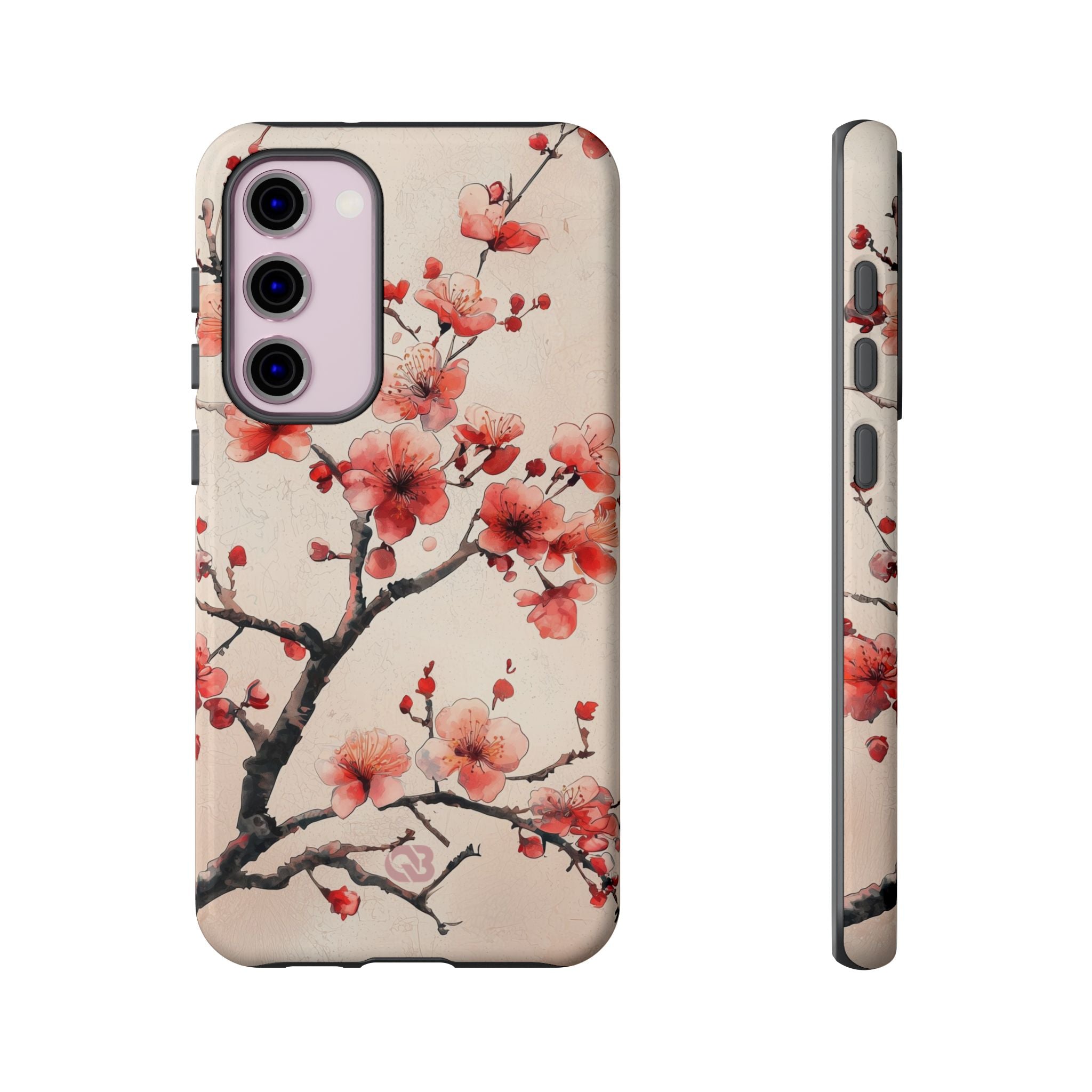Crimson Silk Flora · Tough Phone Case for Samsung