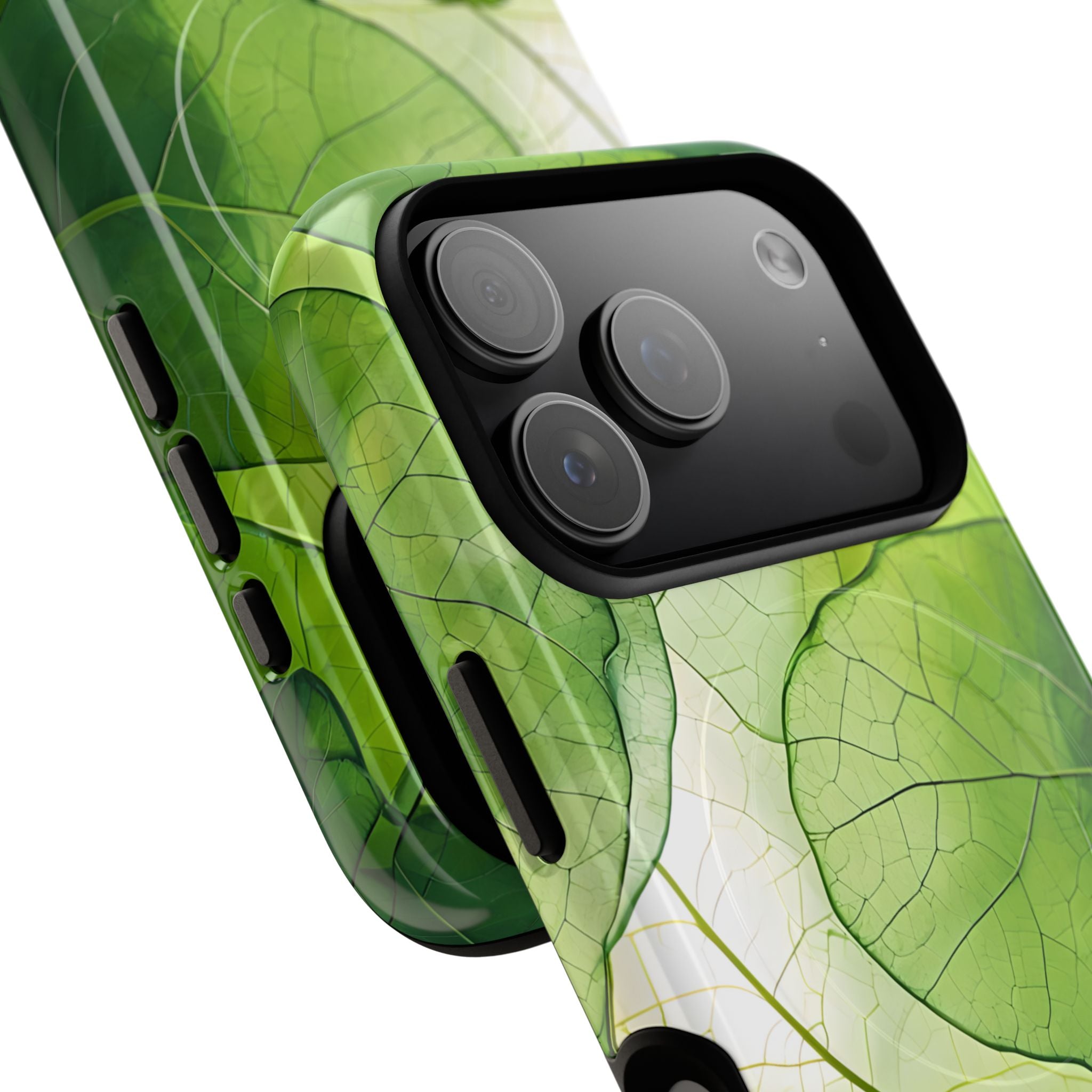 Emerald Leaf Veins · Tough+ Magsafe