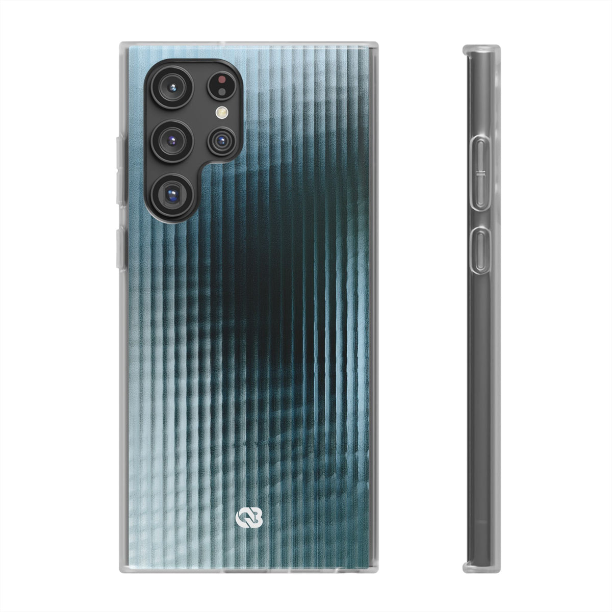 Blue Lite Phone Case for Samsung - Glacial Reeded Glass