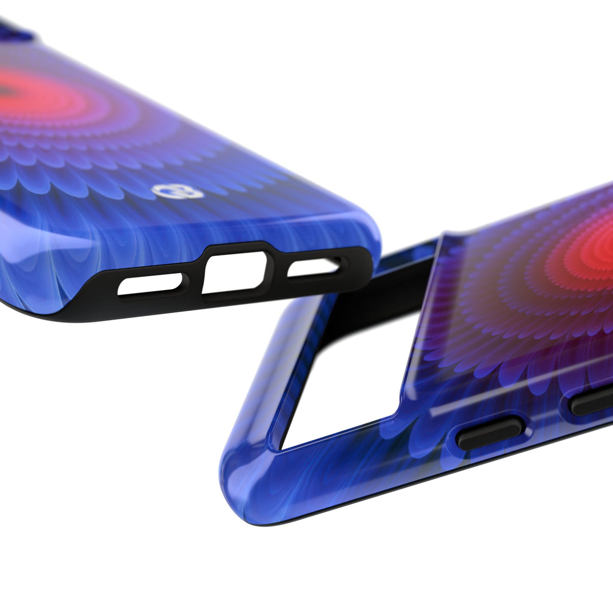 Radial Spectrum Bloom · Tough Phone Case for Pixel · Blue
