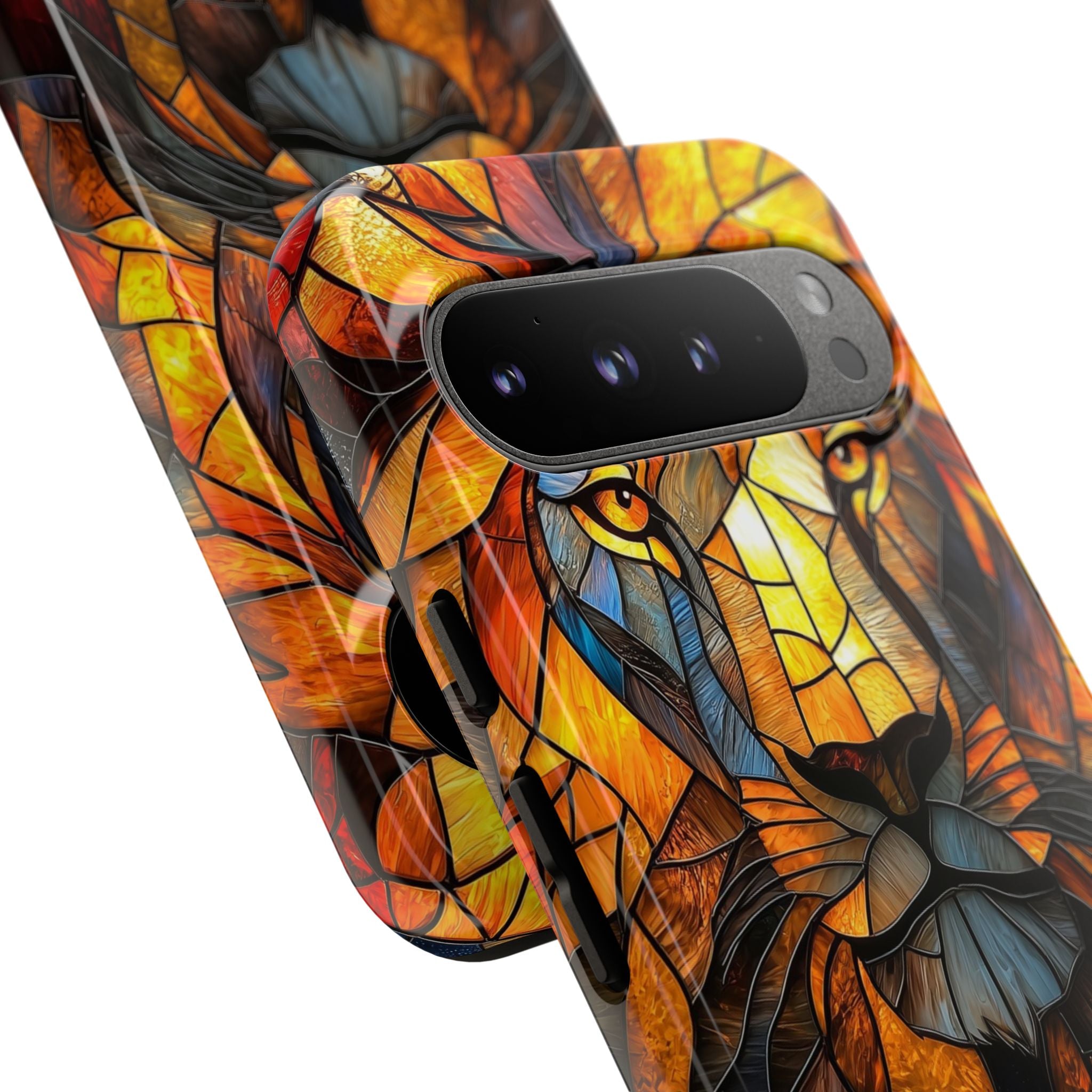 Amber Glass Lion · Tough Phone Case for Google Pixel