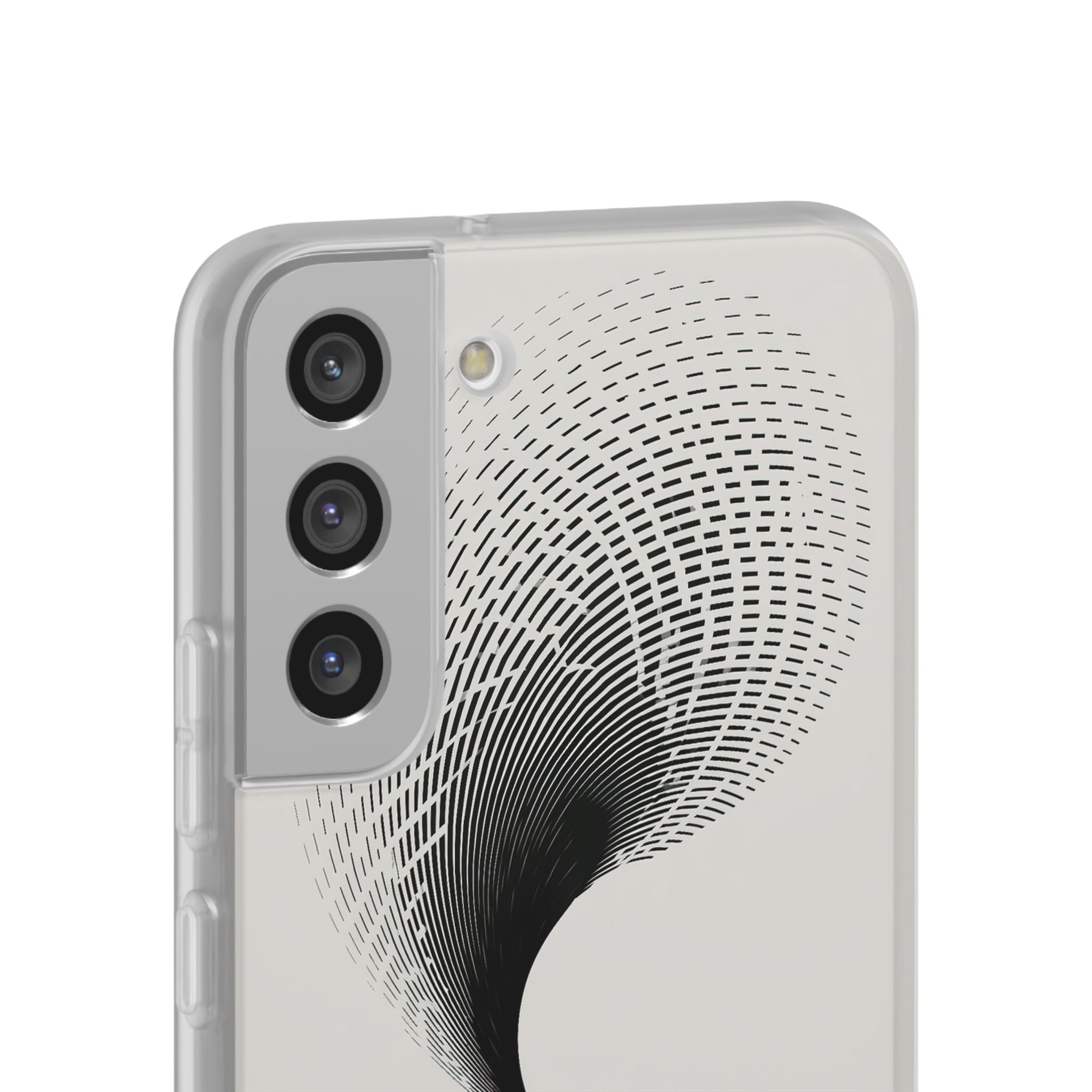 White Lite Phone Case for Samsung - Linear Torsion Grid
