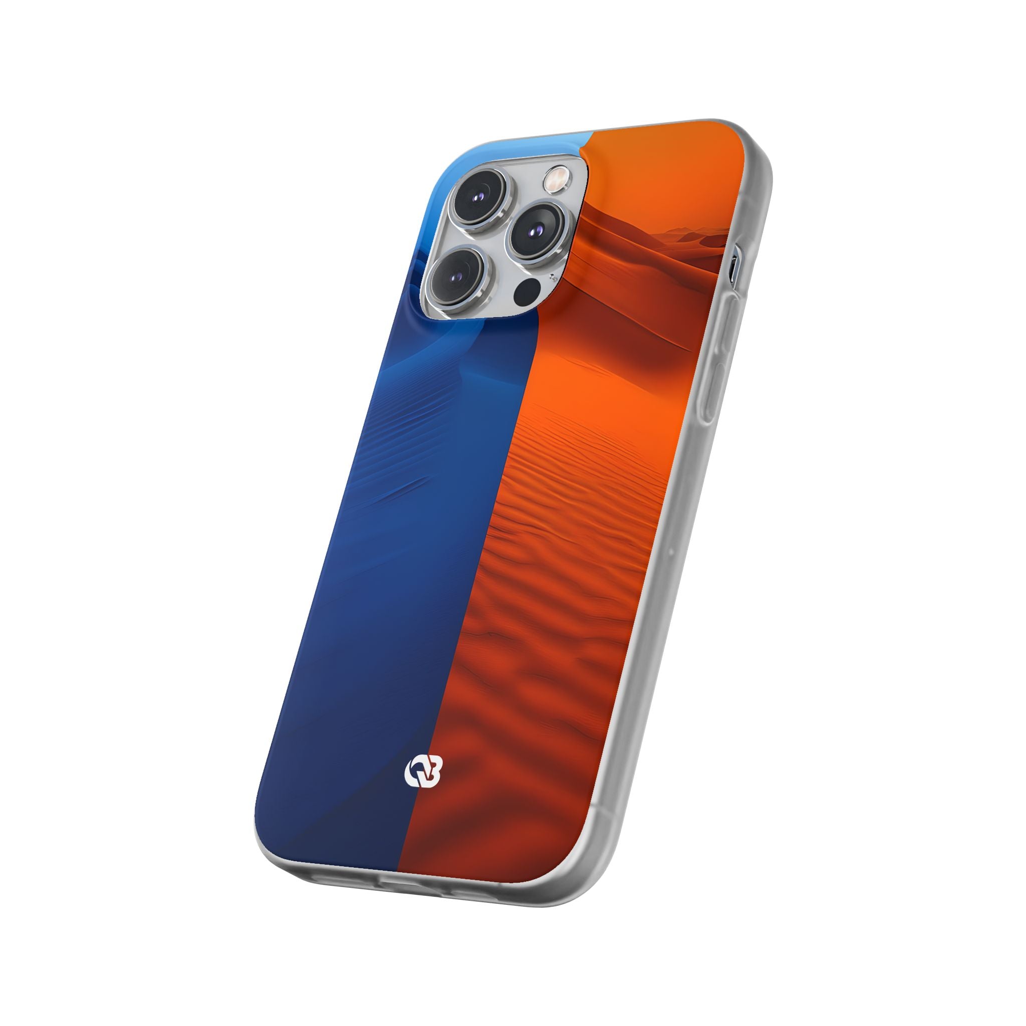 Split Dune Horizon · Soft Phone Case for iPhone