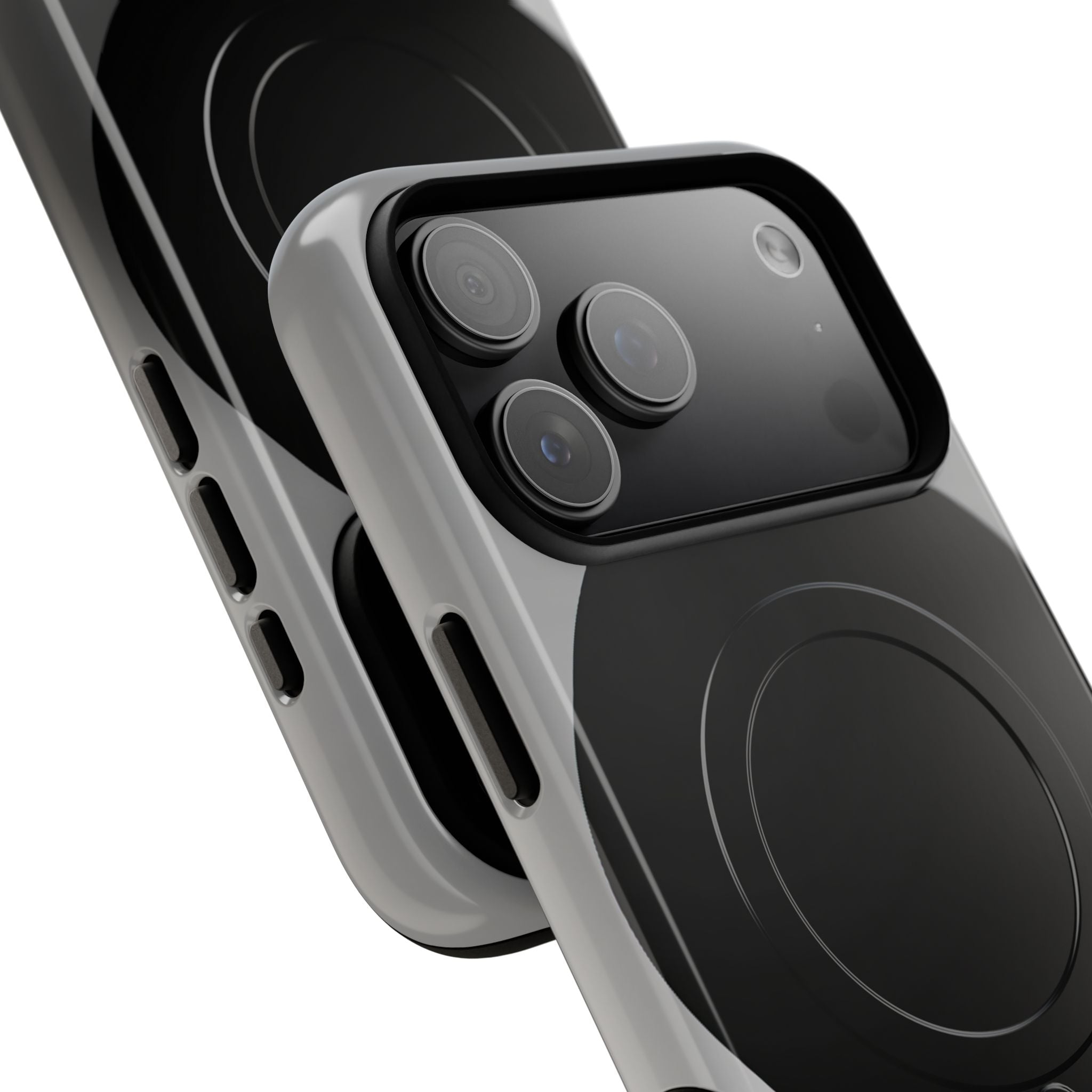 Grey Tough 2.0 Magsafe Phone Case for iPhone - Matte Onyx Sphere