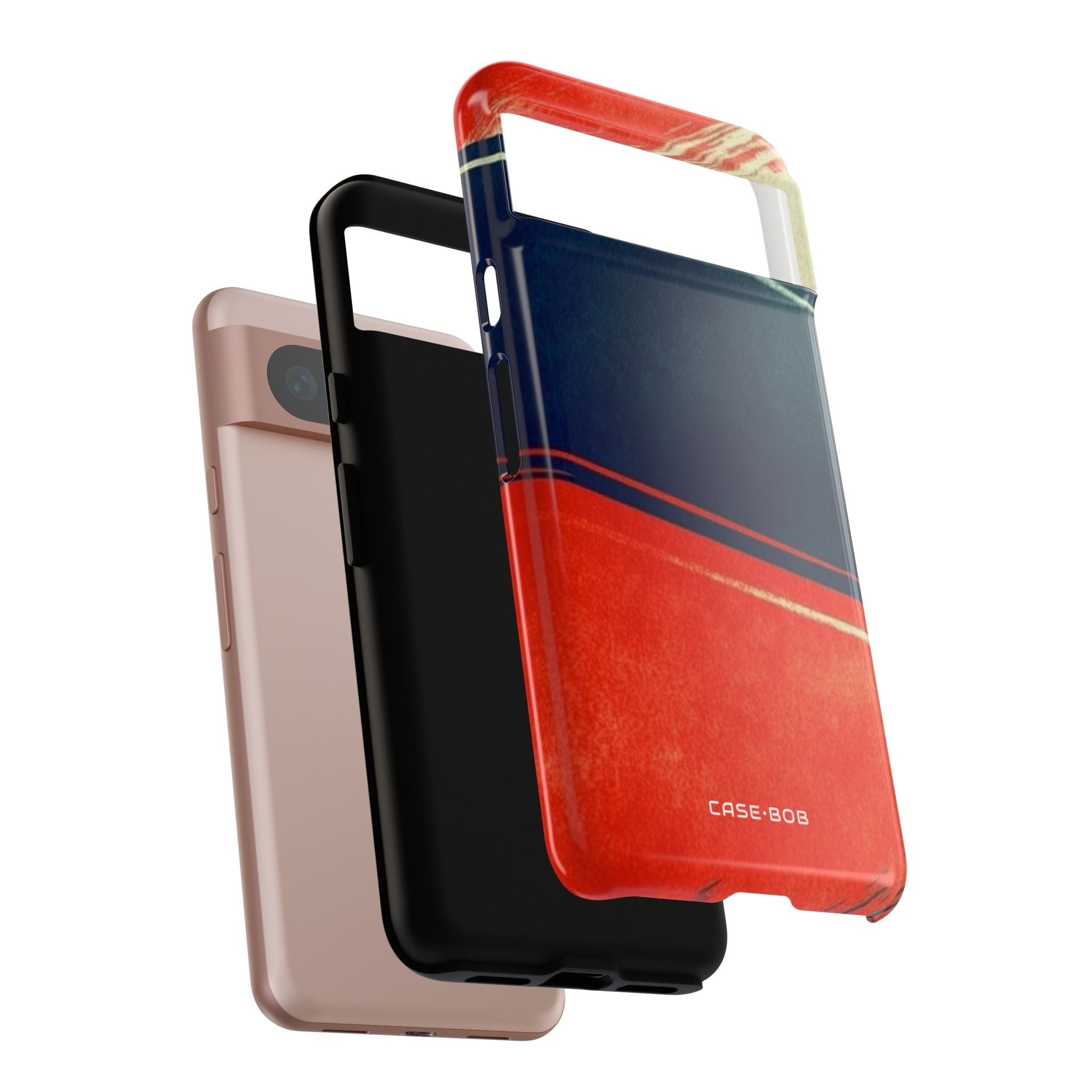 Blue Diagonal Motion Google Pixel 8 Case - Tough