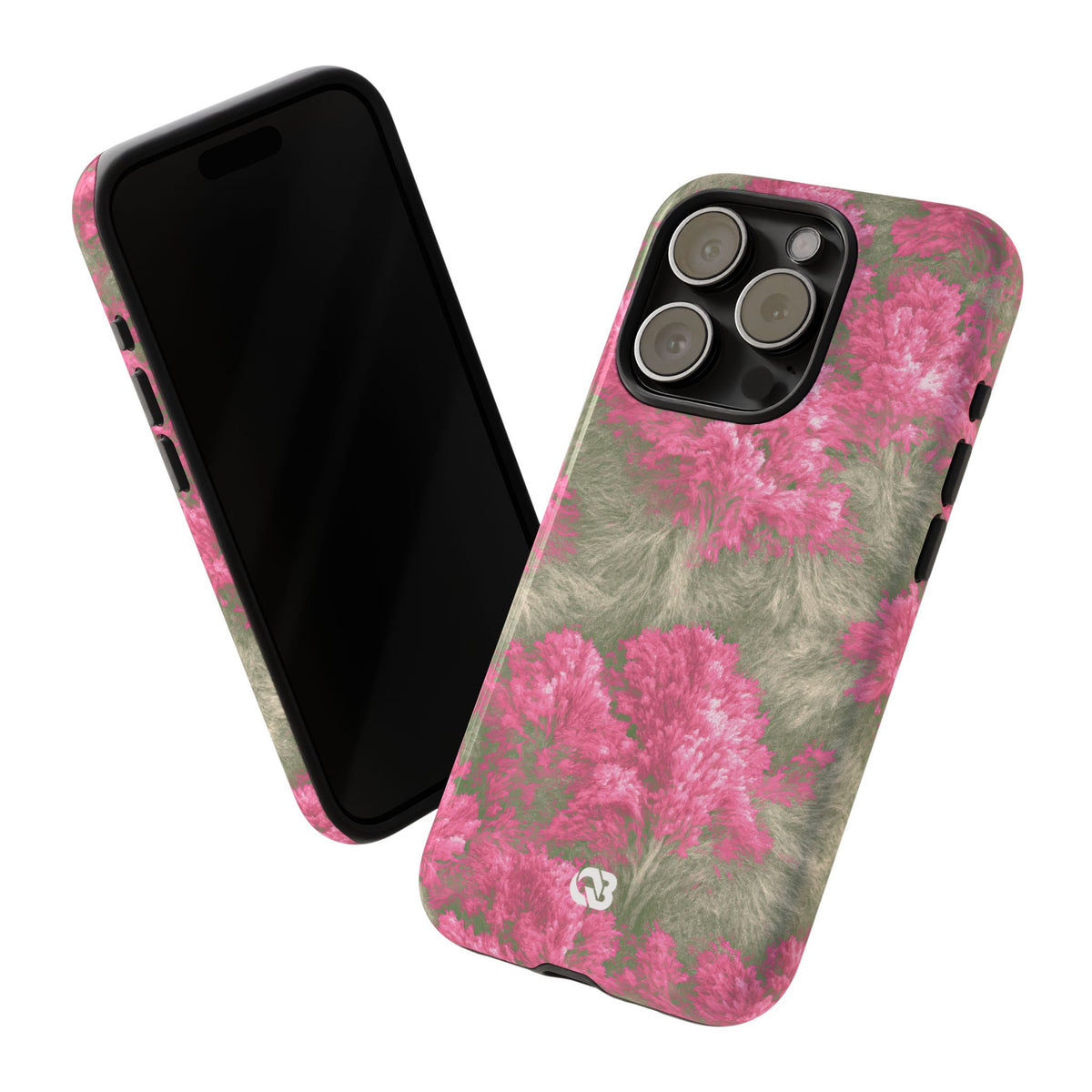 Digital Blossom · Tough Phone Case for iPhone · Pink