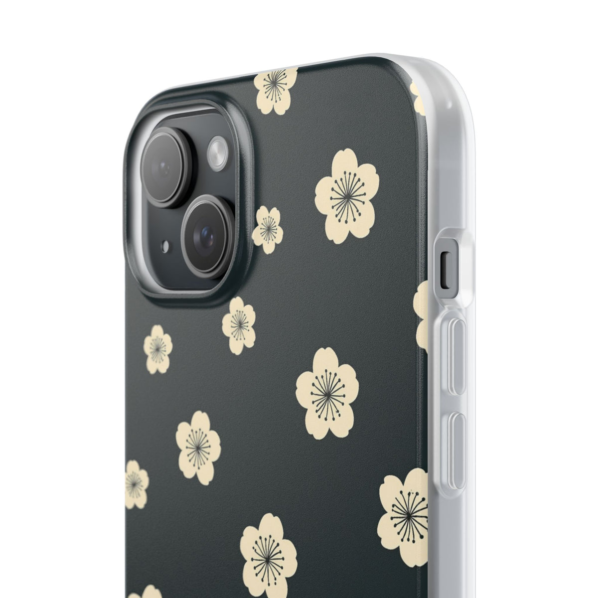 Midnight Sakura Bloom · Lite Phone Case for iPhone · Black