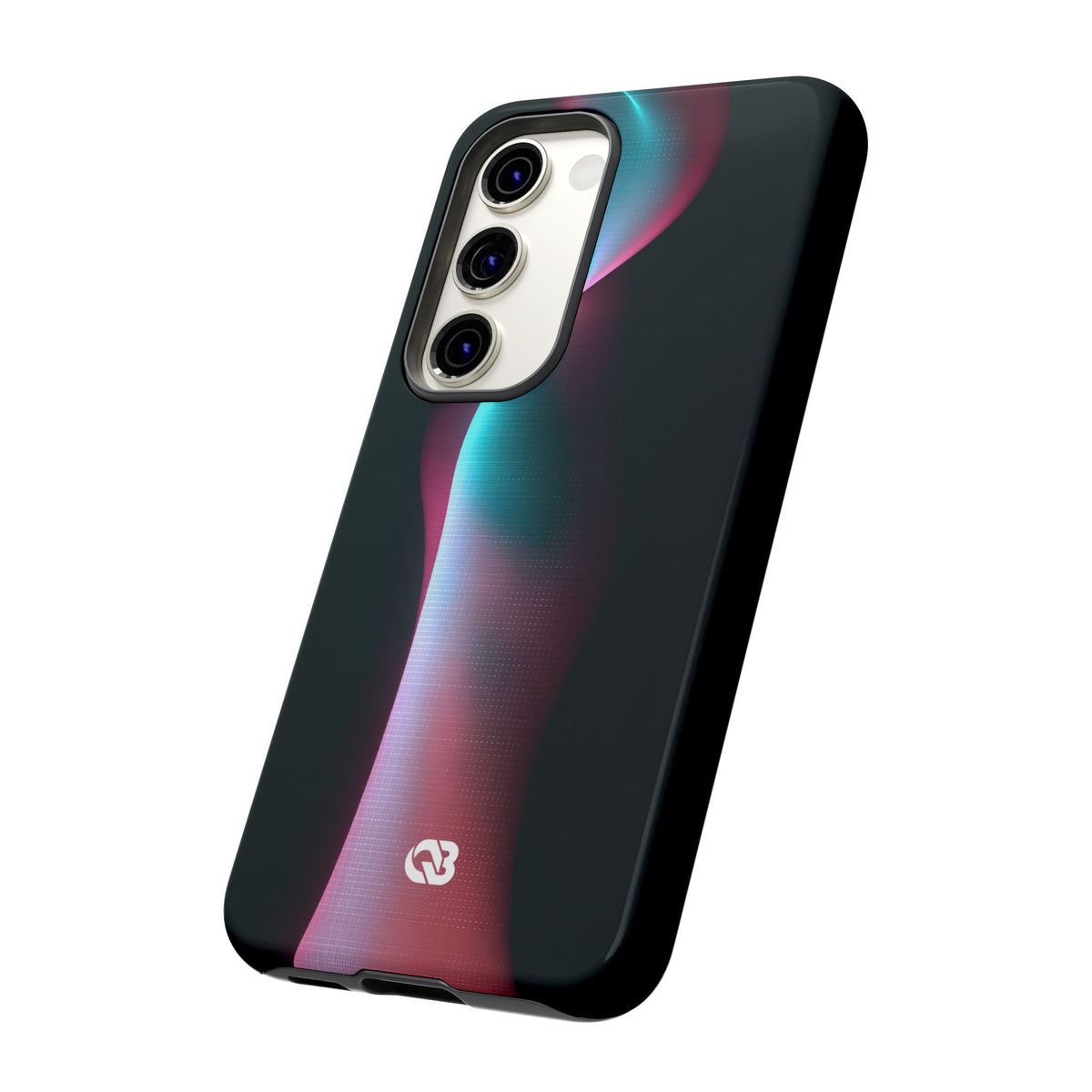Neon Pixel Flow · Tough Phone Case for Samsung · Black