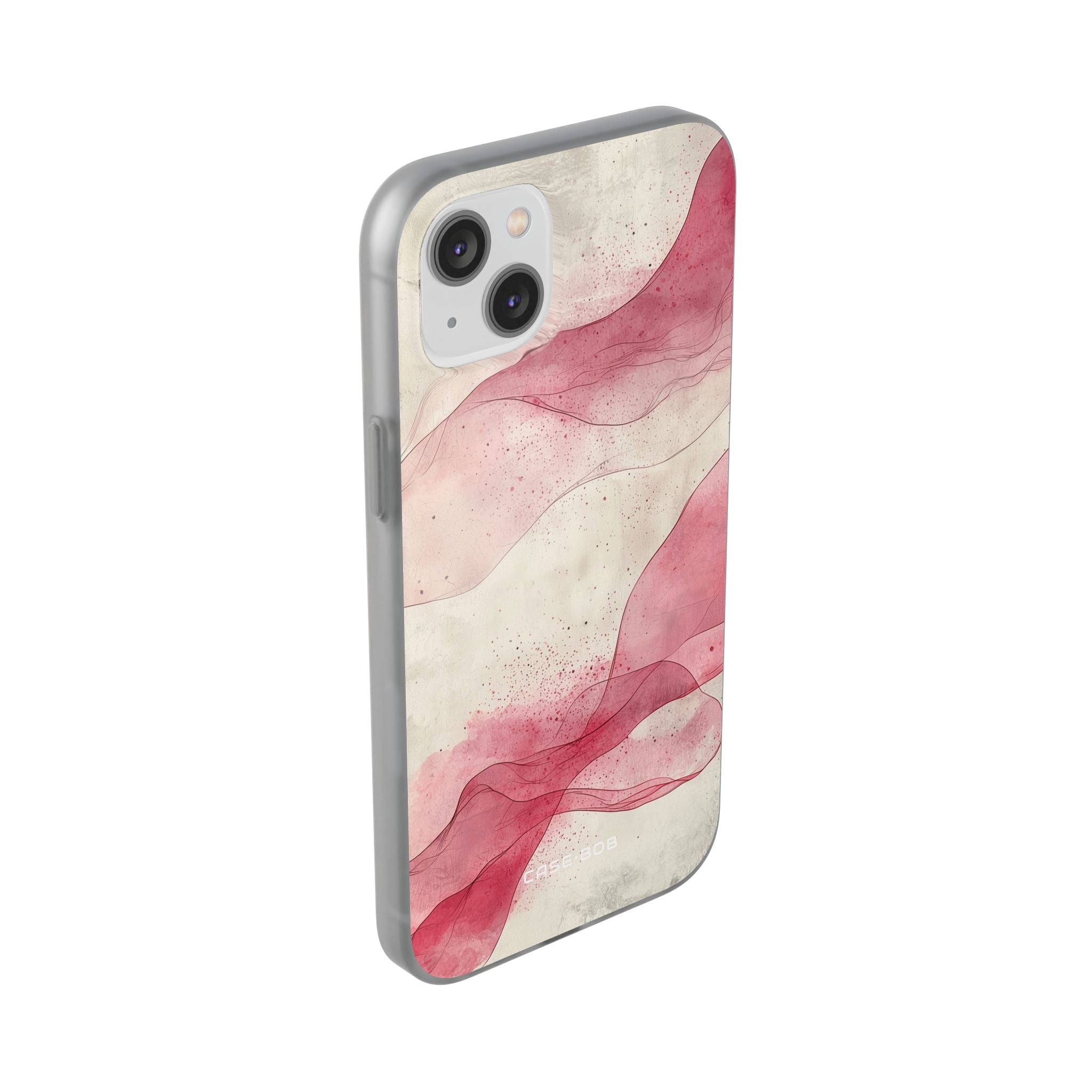 Crimson Waves iPhone 14 Plus Case - Soft