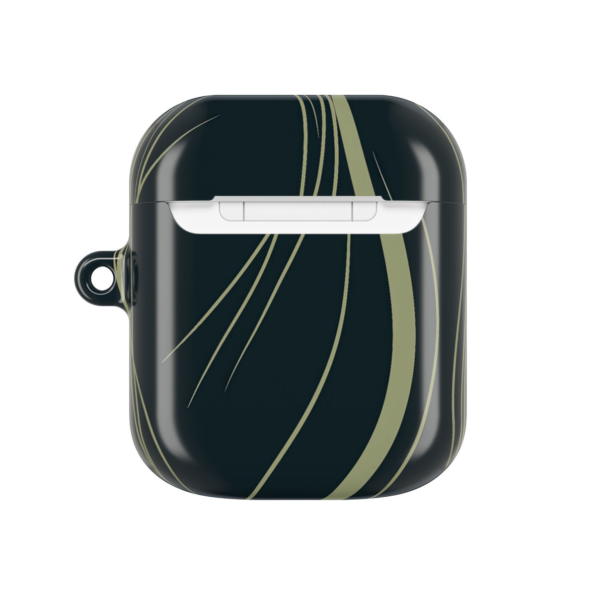 Serpentine Reeds · Hard Case for AirPods & AirPods Pro · Green