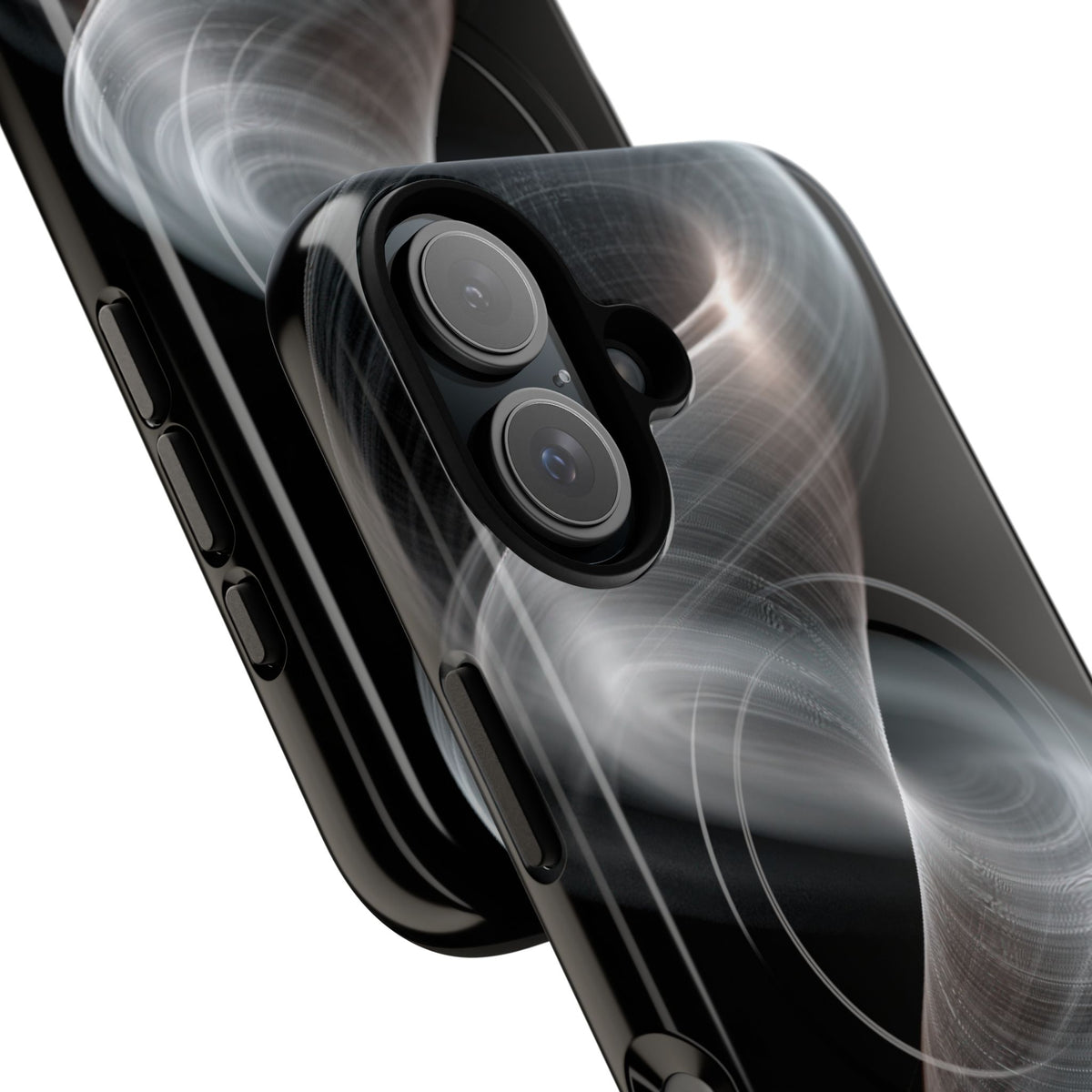 Luminous Vortex · Tough 2.0 Magnetic Phone Case for iPhone · Black
