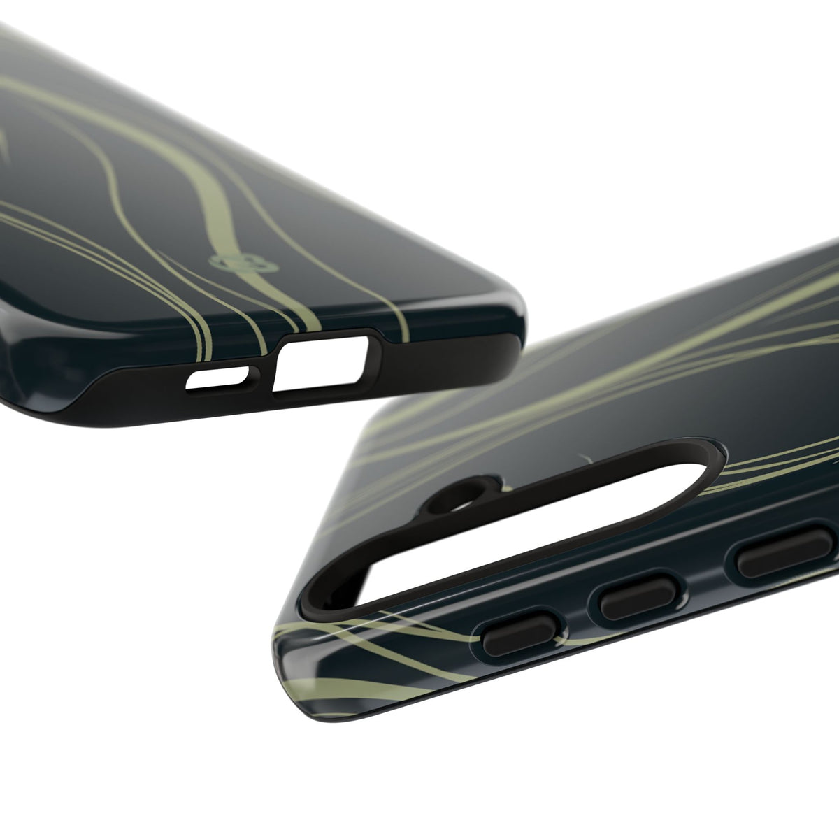 Serpentine Reeds · Tough Phone Case for Samsung · Green