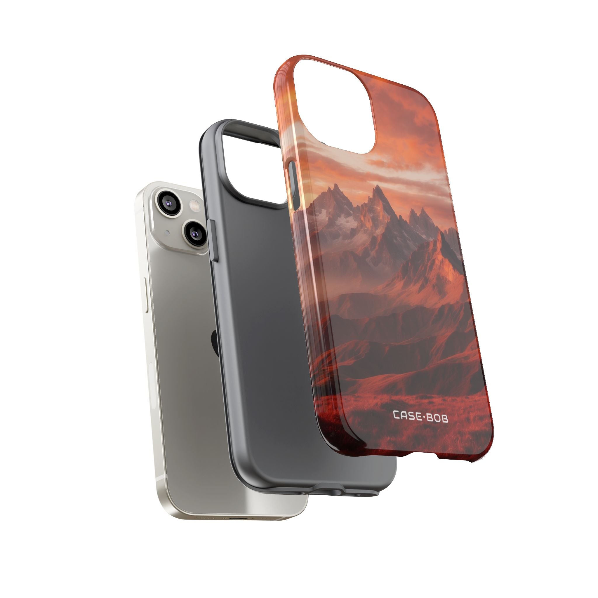 Jagged Glow iPhone 14 Cover - Tough