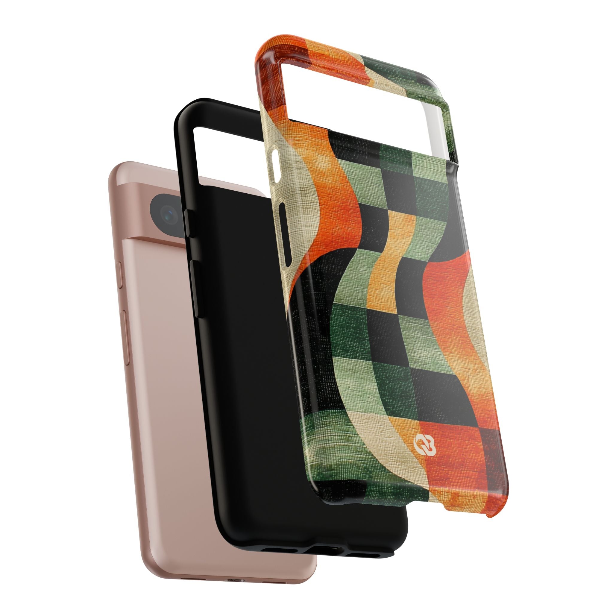 Burnt Orange Curve · Tough Phone Case for Google Pixel