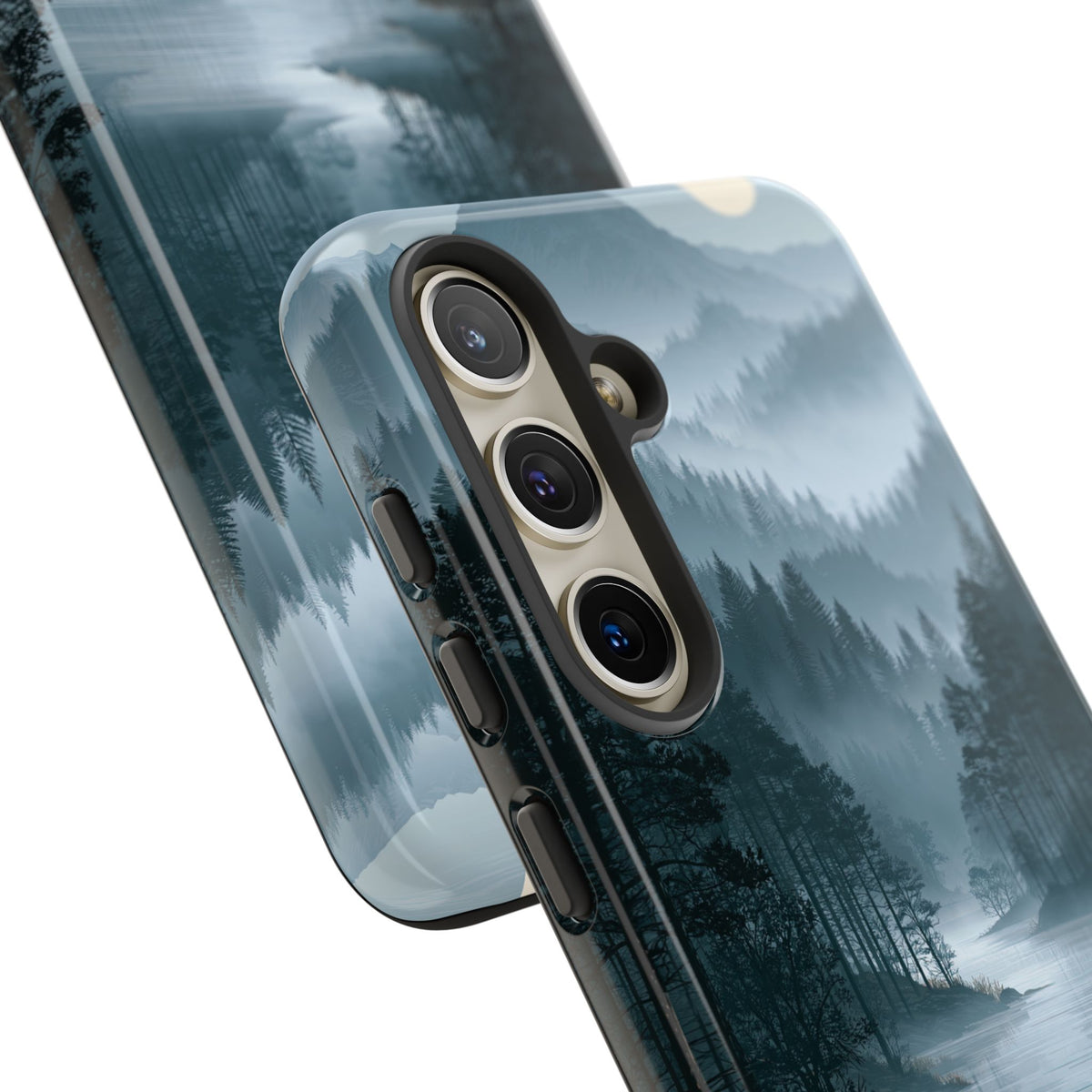 Silent Nordic Fjord · Tough Phone Case for Samsung · Blue