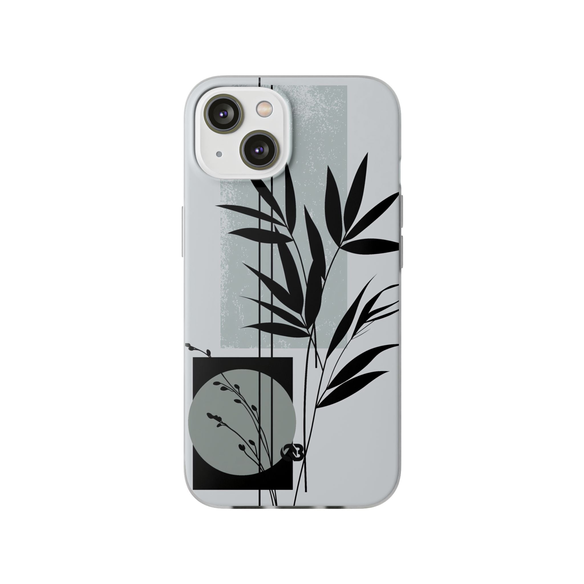Grey Lite Phone Case for iPhone - Sage Bamboo Noir
