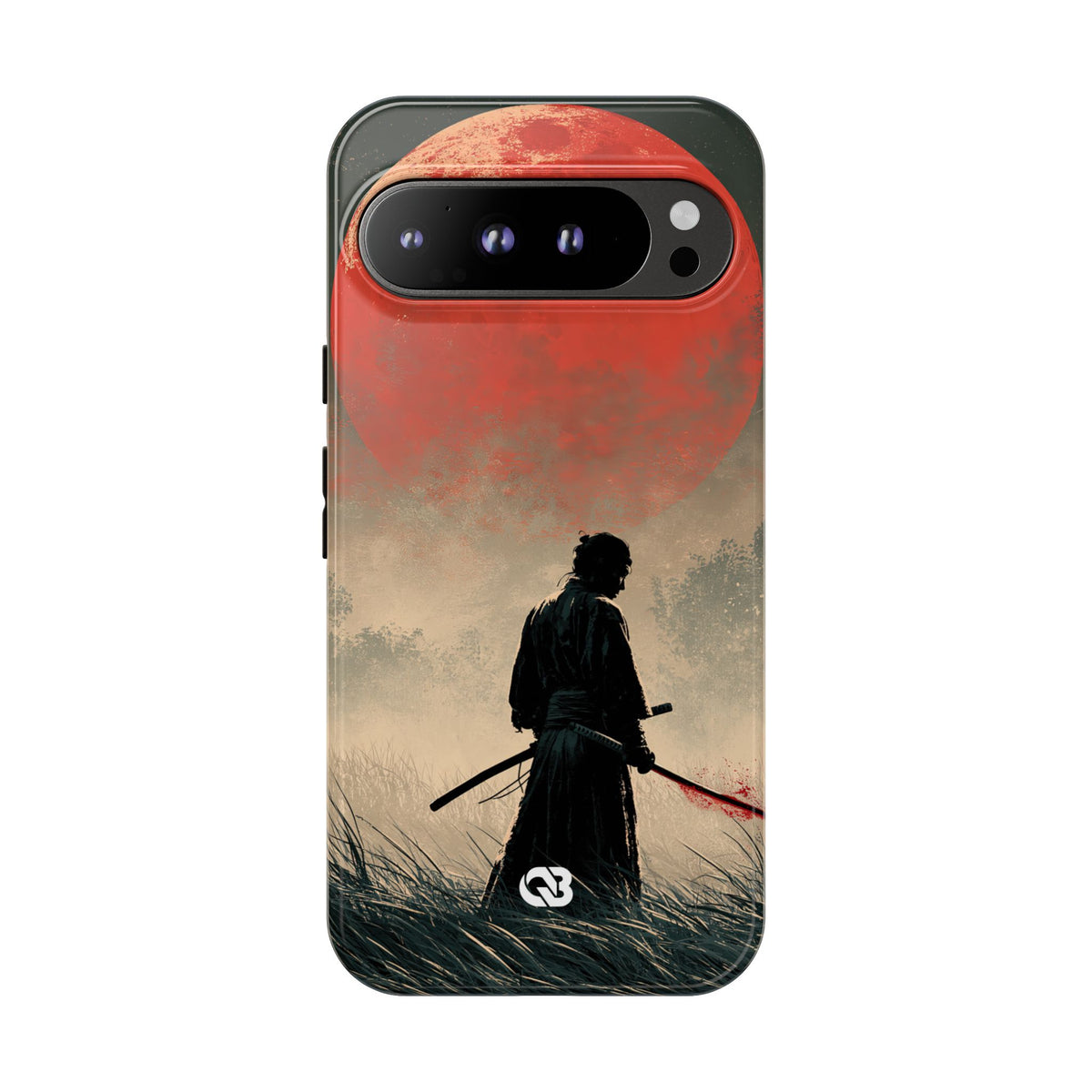 Crimson Moon Ronin · Tough Phone Case for Pixel · Red