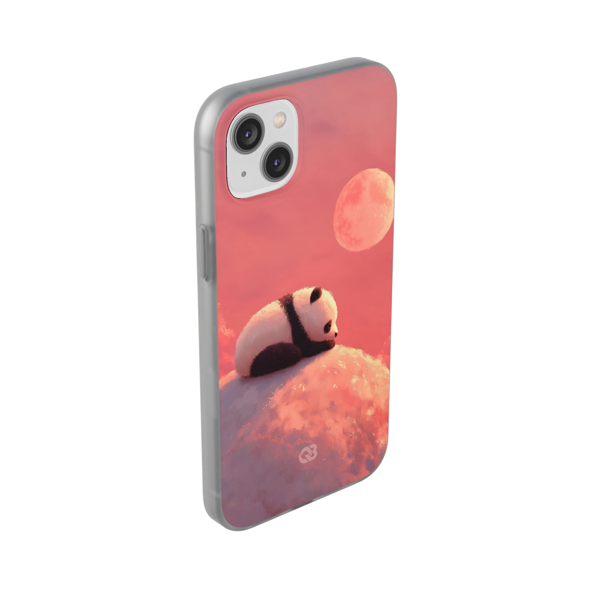 Rose Moon Panda · Soft Phone Case for iPhone