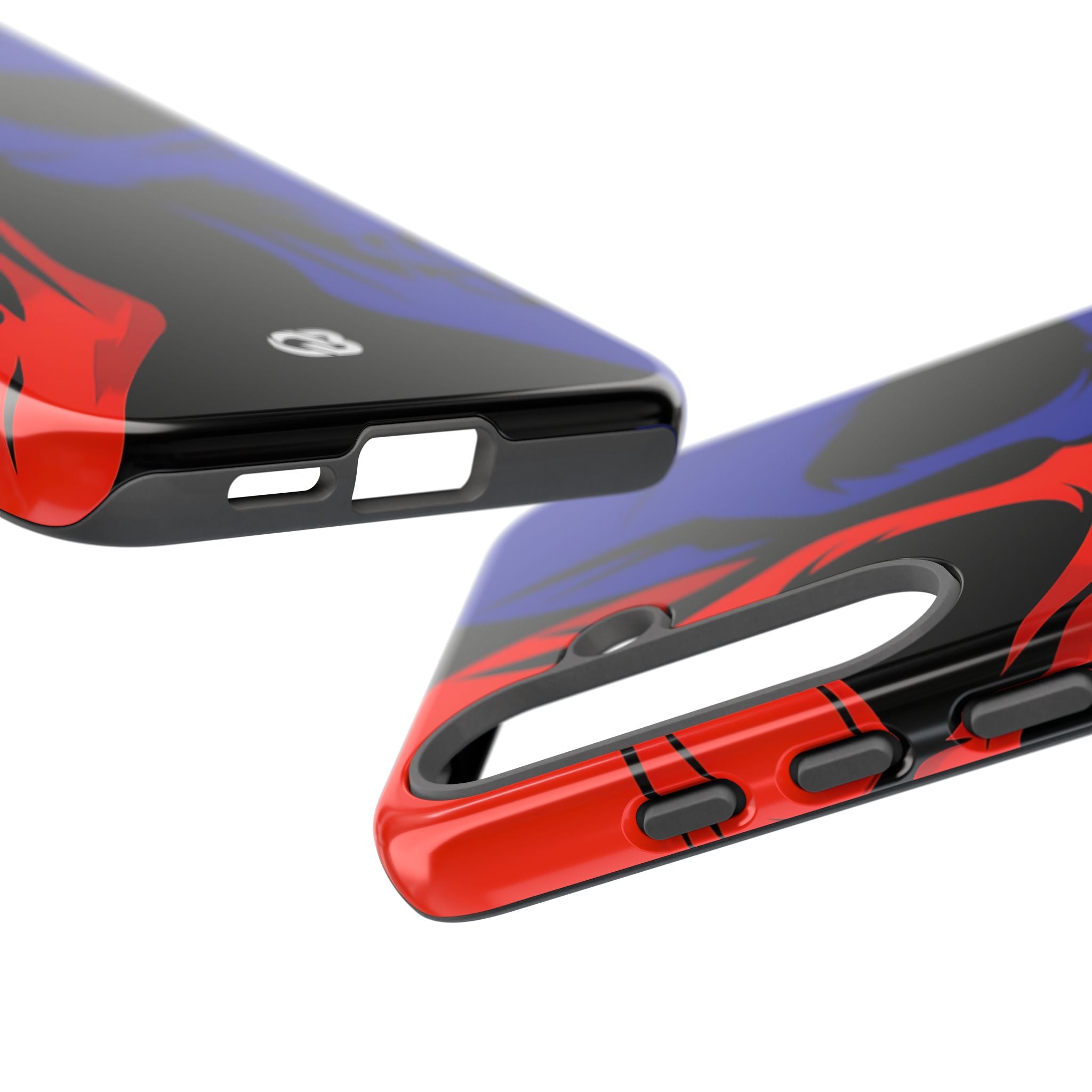 Crimson Cobalt Skulls · Tough Phone Case Samsungille