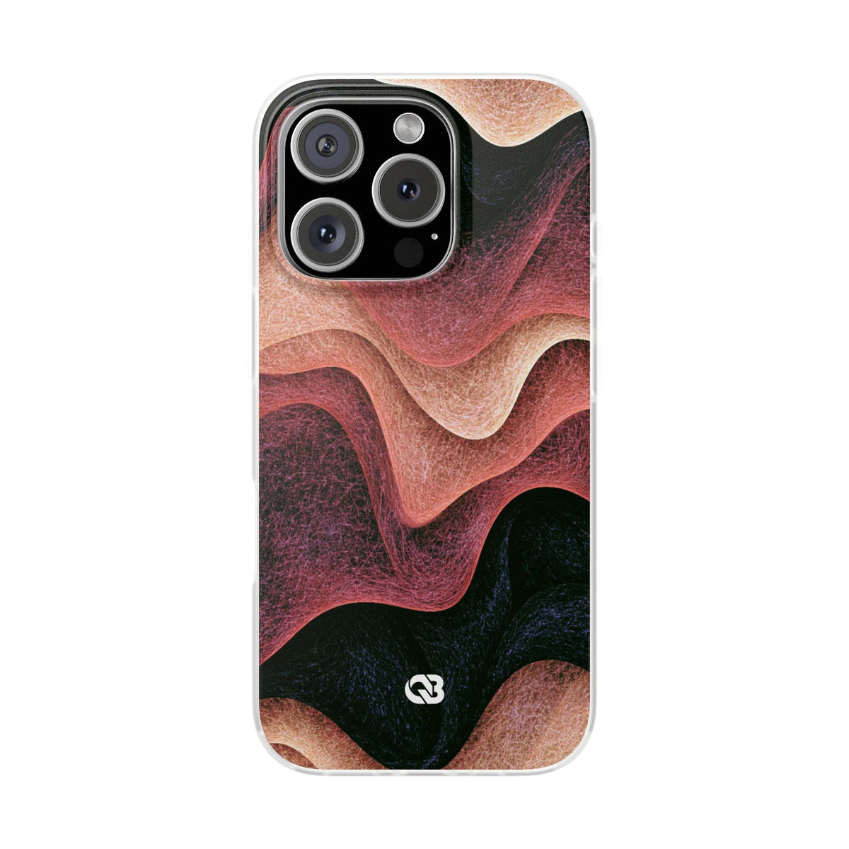 Rose Contour Waves · Lite Phone Case for iPhone · Pink