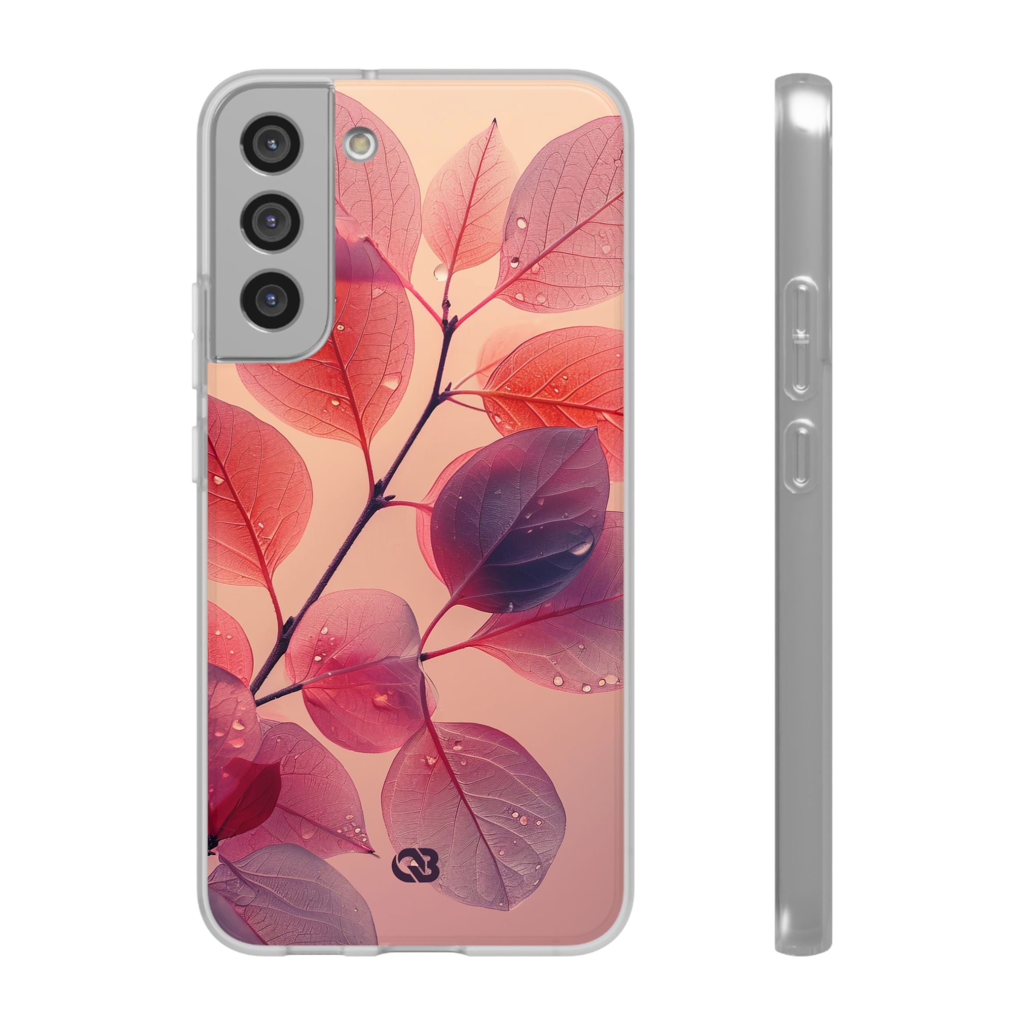 Dewy Magenta Foliage · Soft Phone Case for Samsung