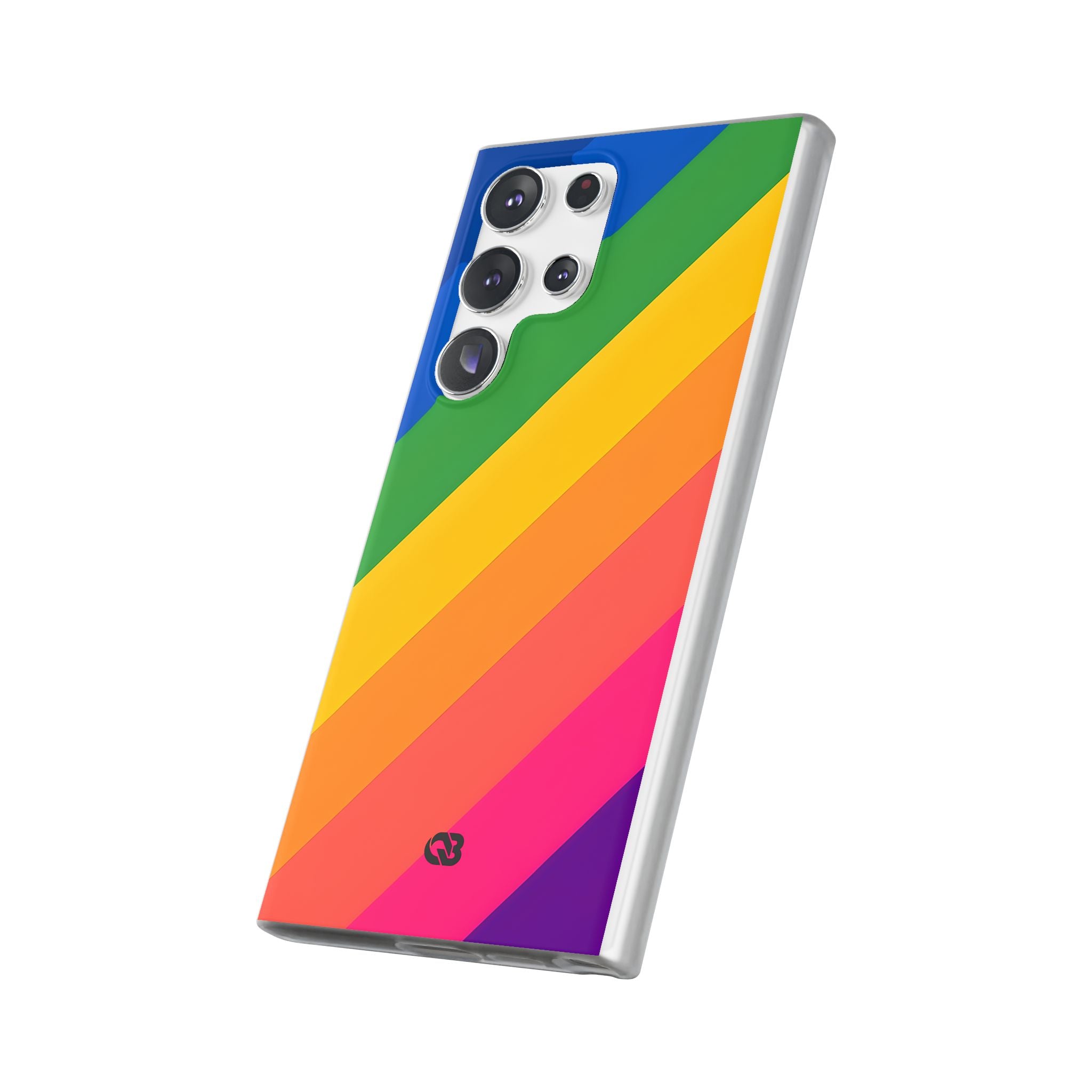 Vibrant Spectrum Slope · Soft Phone Case for Samsung