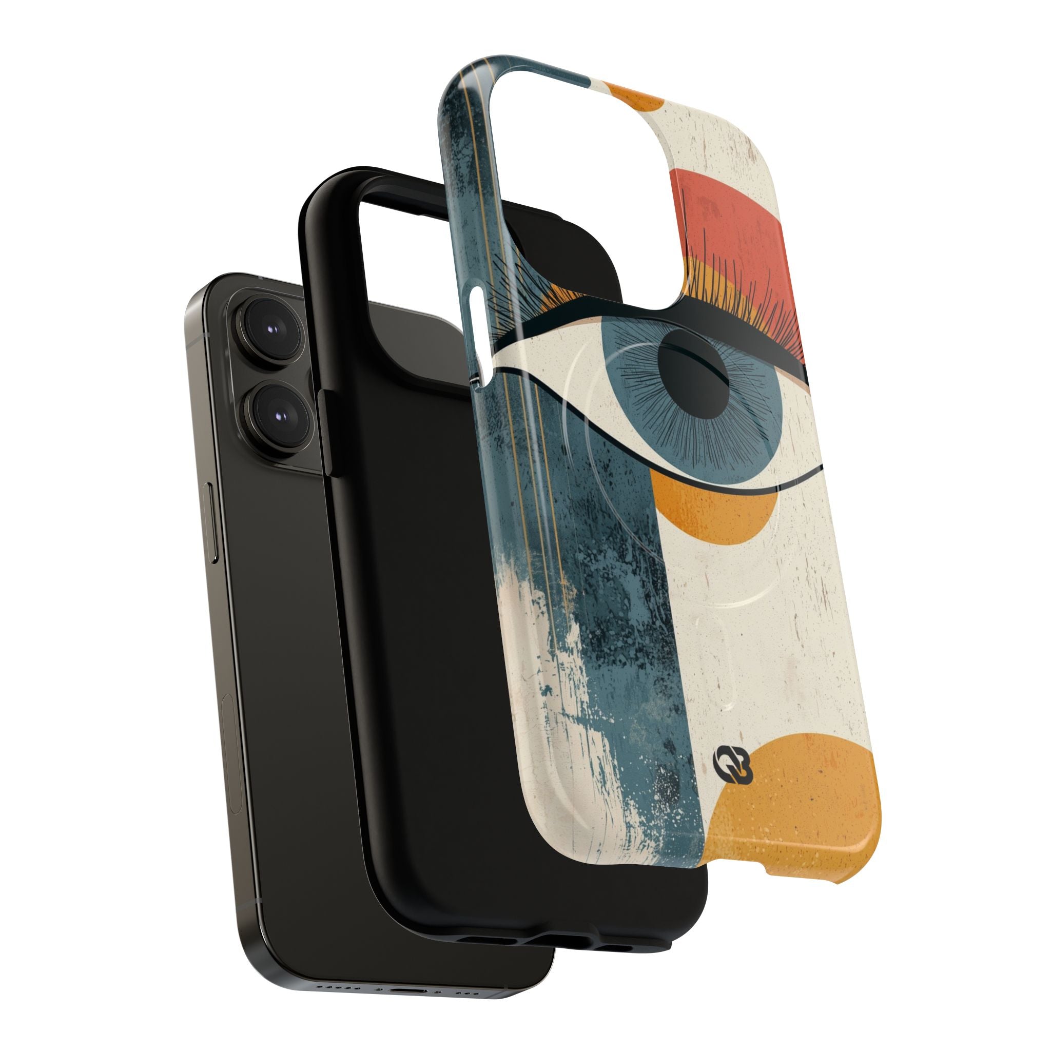 Distressed Azure Ocular · Tough+ Phone Case for iPhone · Magsafe