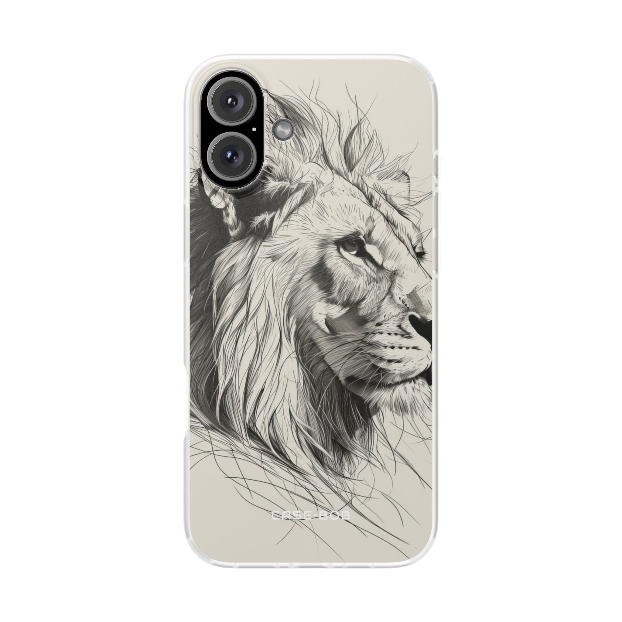Lion Flow iPhone 16 Plus -pehmeä suojakotelo