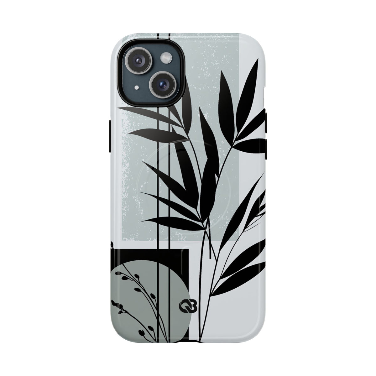 Zen Bamboo Silhouette · Tough 2.0 Magnetic Phone Case for iPhone · Green