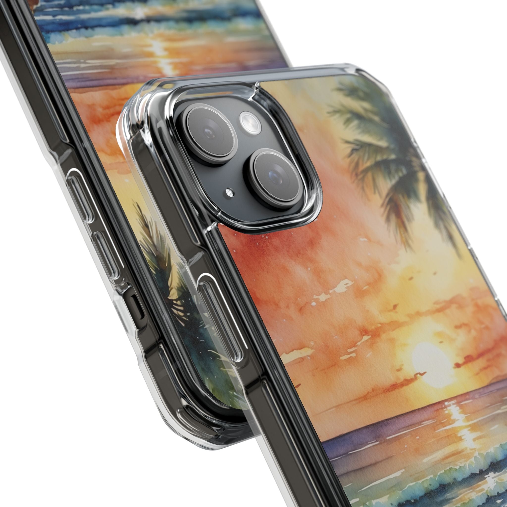 Sunset Palm iPhone 15 Plus Case - Impact