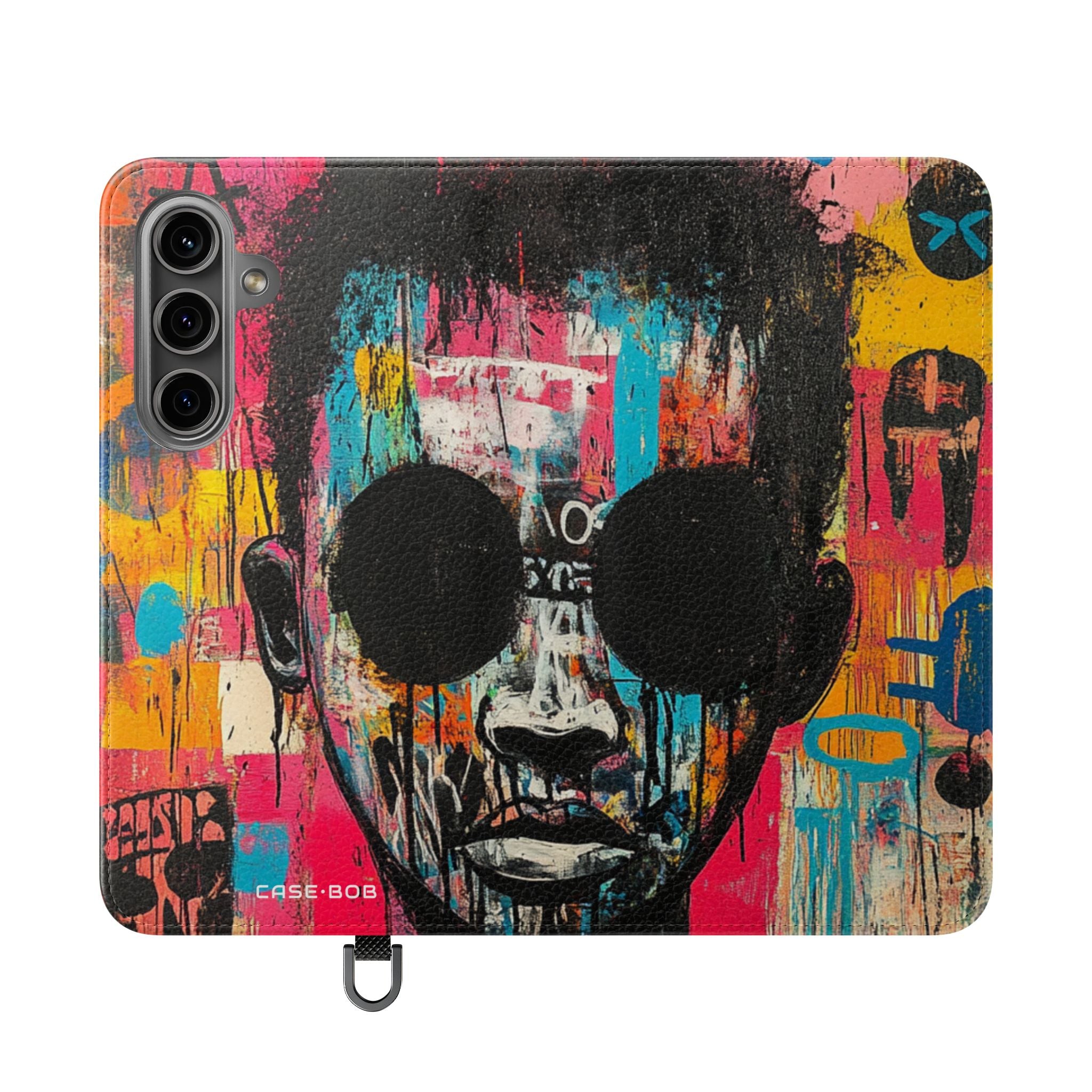Black Orb Face - Samsung S24 Case - Wallet