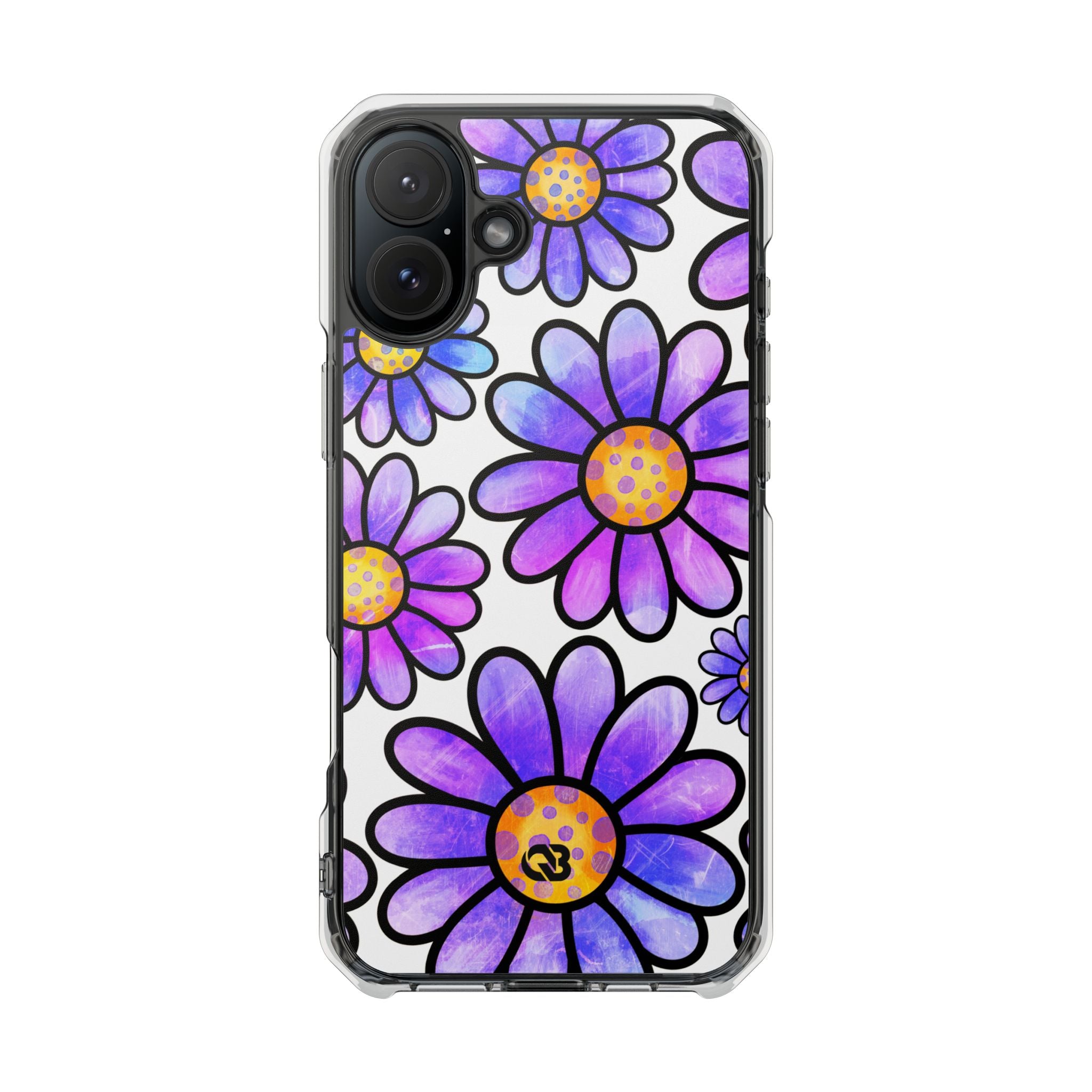 Violet Grunge Bloom · Impact Phone Case for iPhone · Magsafe