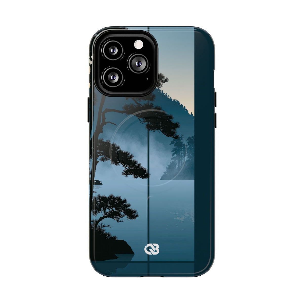 Misty Pine Horizon · Tough 2.0 Magnetic Phone Case for iPhone · Teal