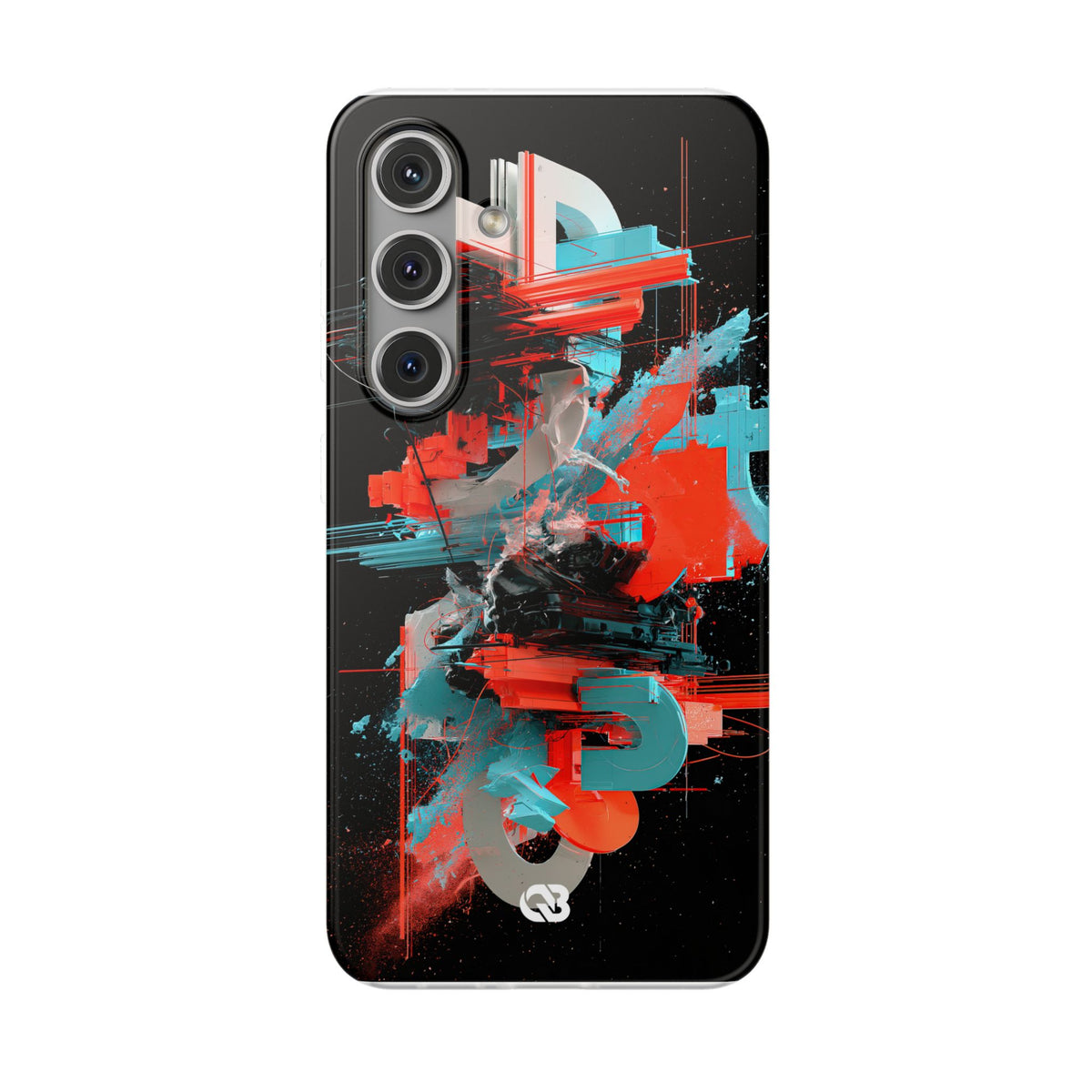 Fragmented Cyber Core · Lite Phone Case for Samsung · Black