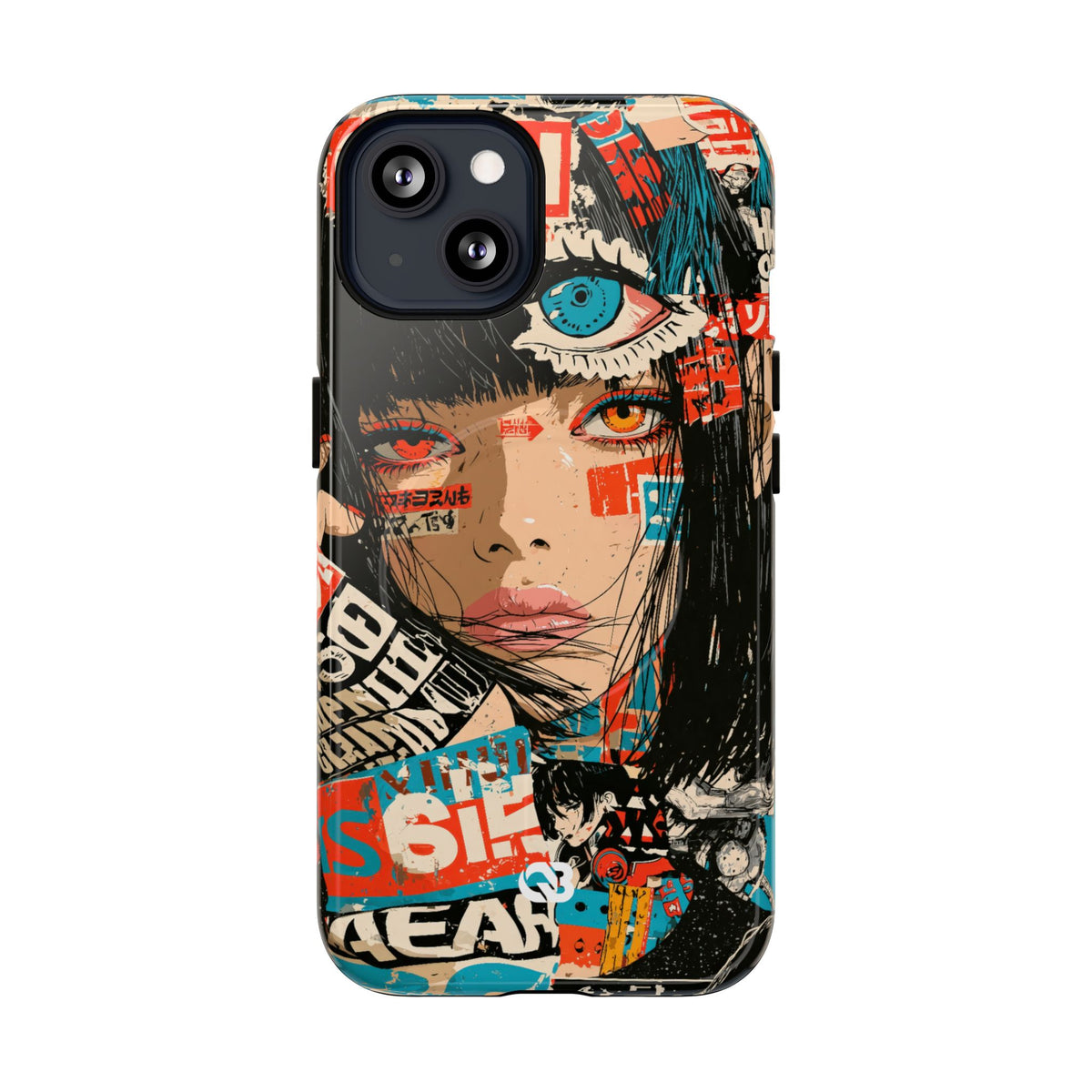 Shibuya Street Collage · Tough 2.0 Magnetic Phone Case for iPhone · Red