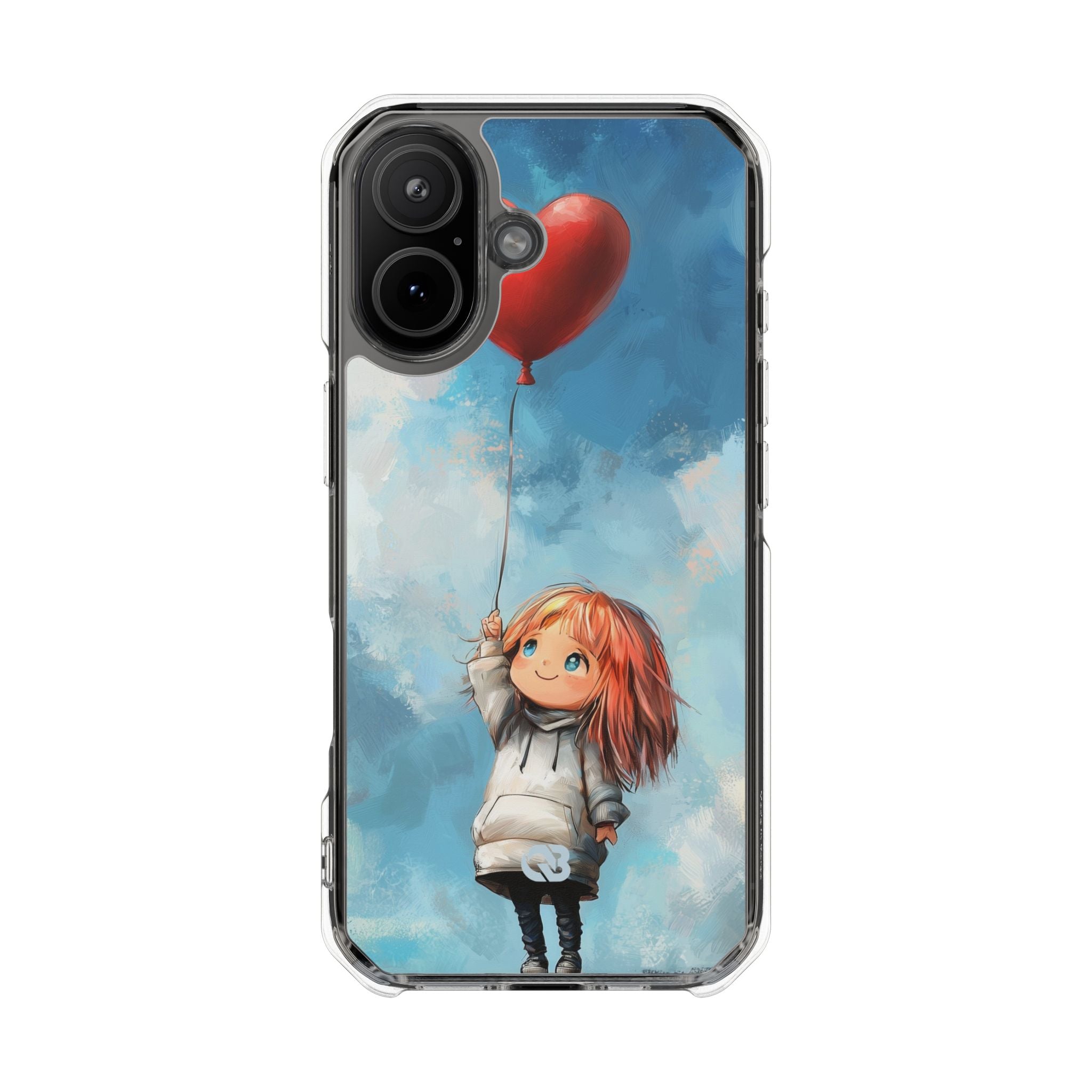 Crimson Heart Sky · Impact Phone Case for iPhone · Magsafe