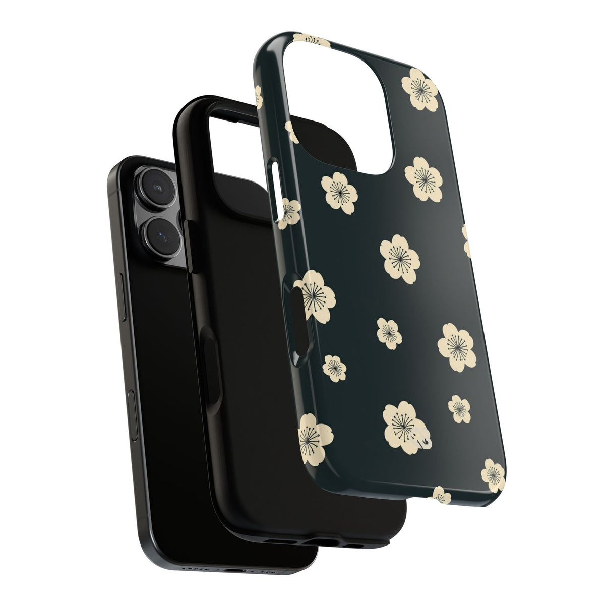 Midnight Sakura Bloom · Tough Phone Case for iPhone · Black