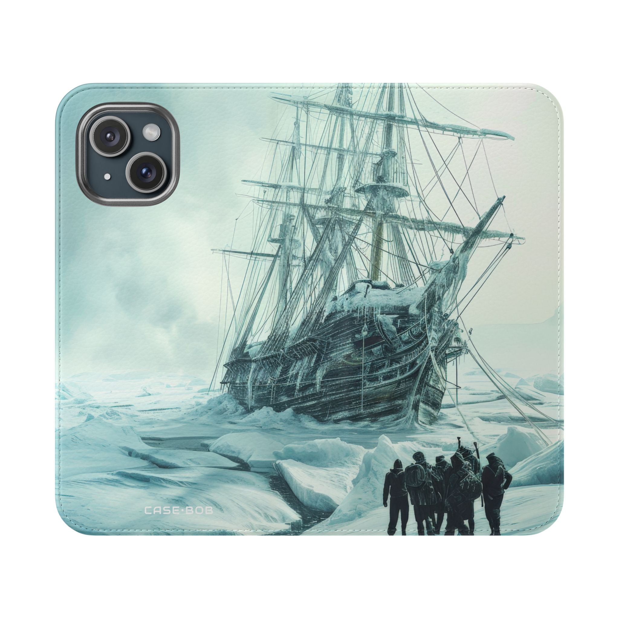 Iced Galleon - iPhone 15 Case - Wallet