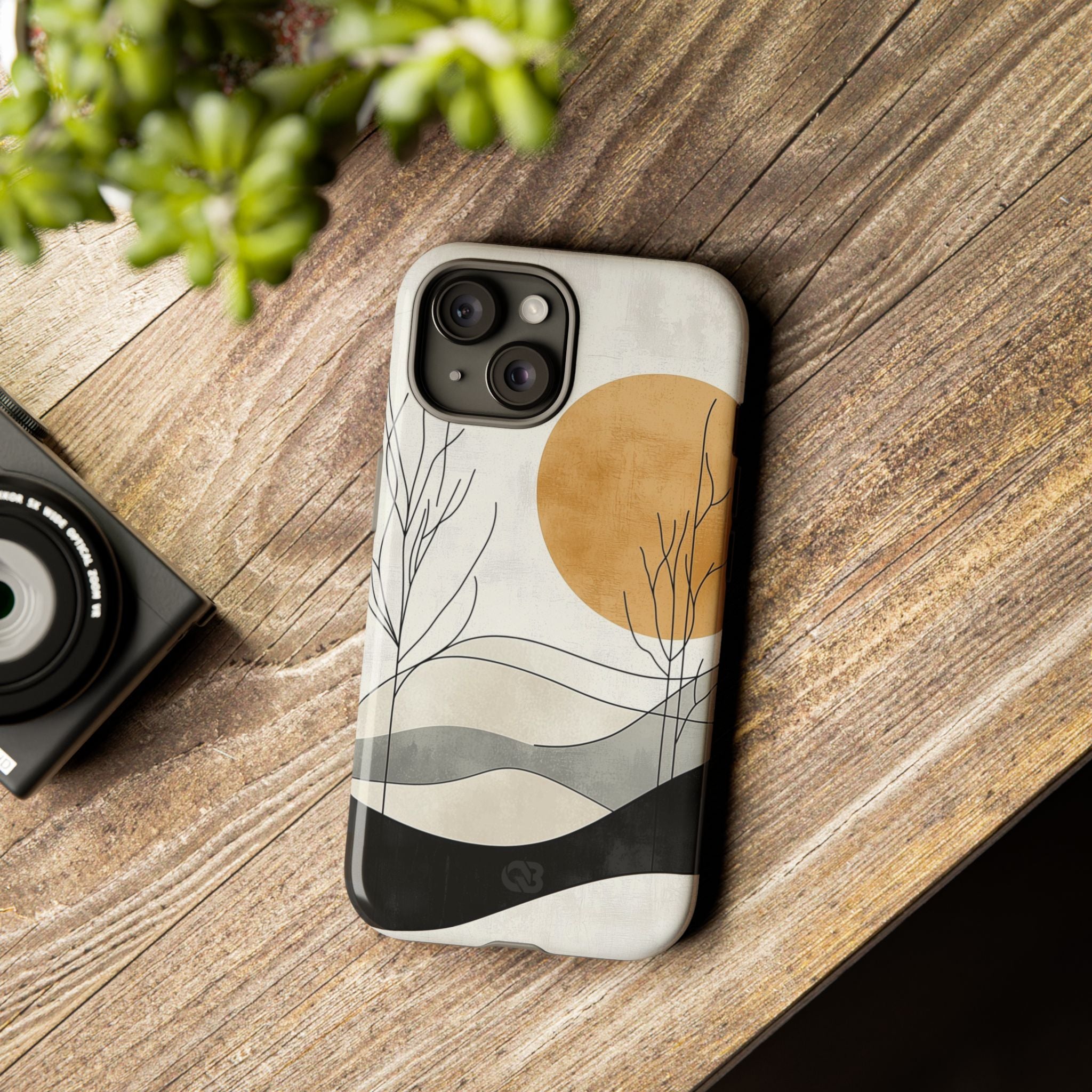 Burnt Horizon Lines · Custodia Tough per iPhone