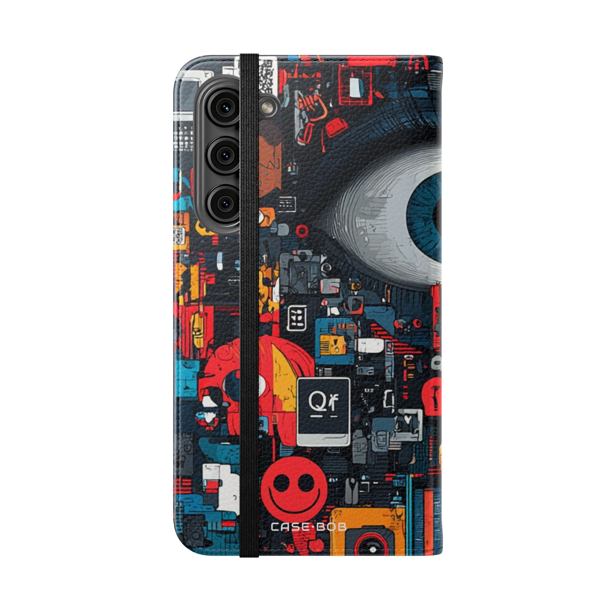 Blue Gaze Mosaic - Samsung S23+ Case - Wallet