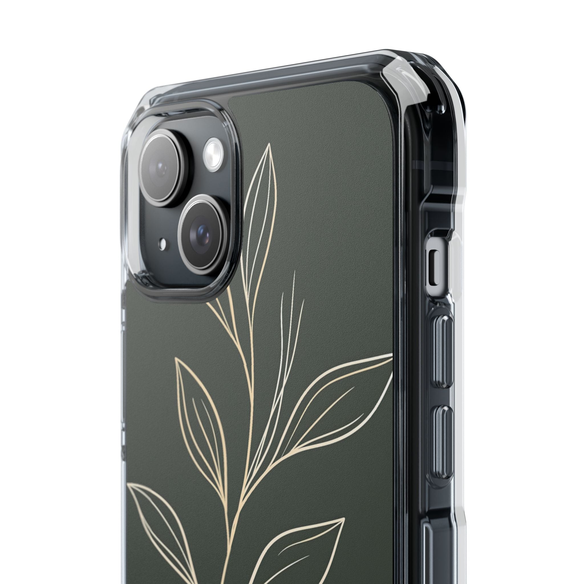 Green Impact MagSafe Phone Case for iPhone - Deep Moss Willow
